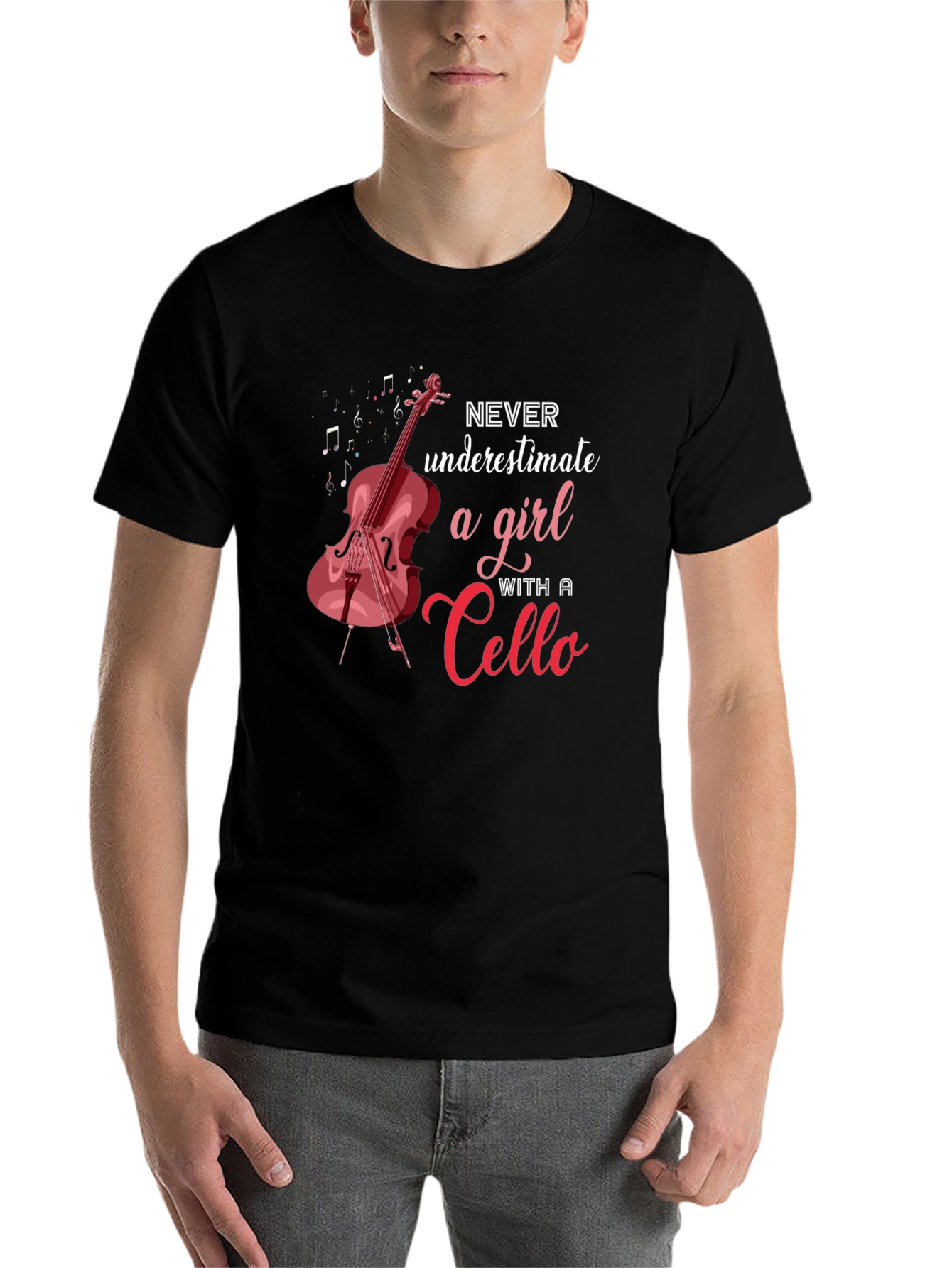 Cello Girl T-Shirt: Music Lover Tee - 7