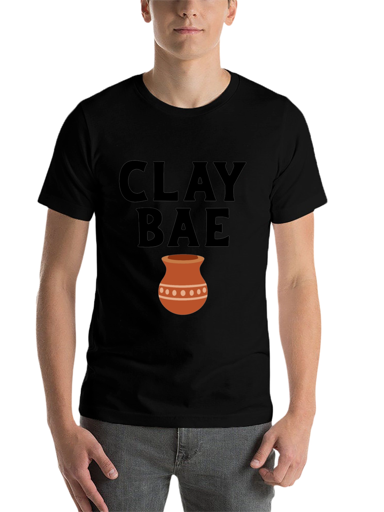 Black Clay Bae Graphic T-Shirt - Potter Lover Tee view 7