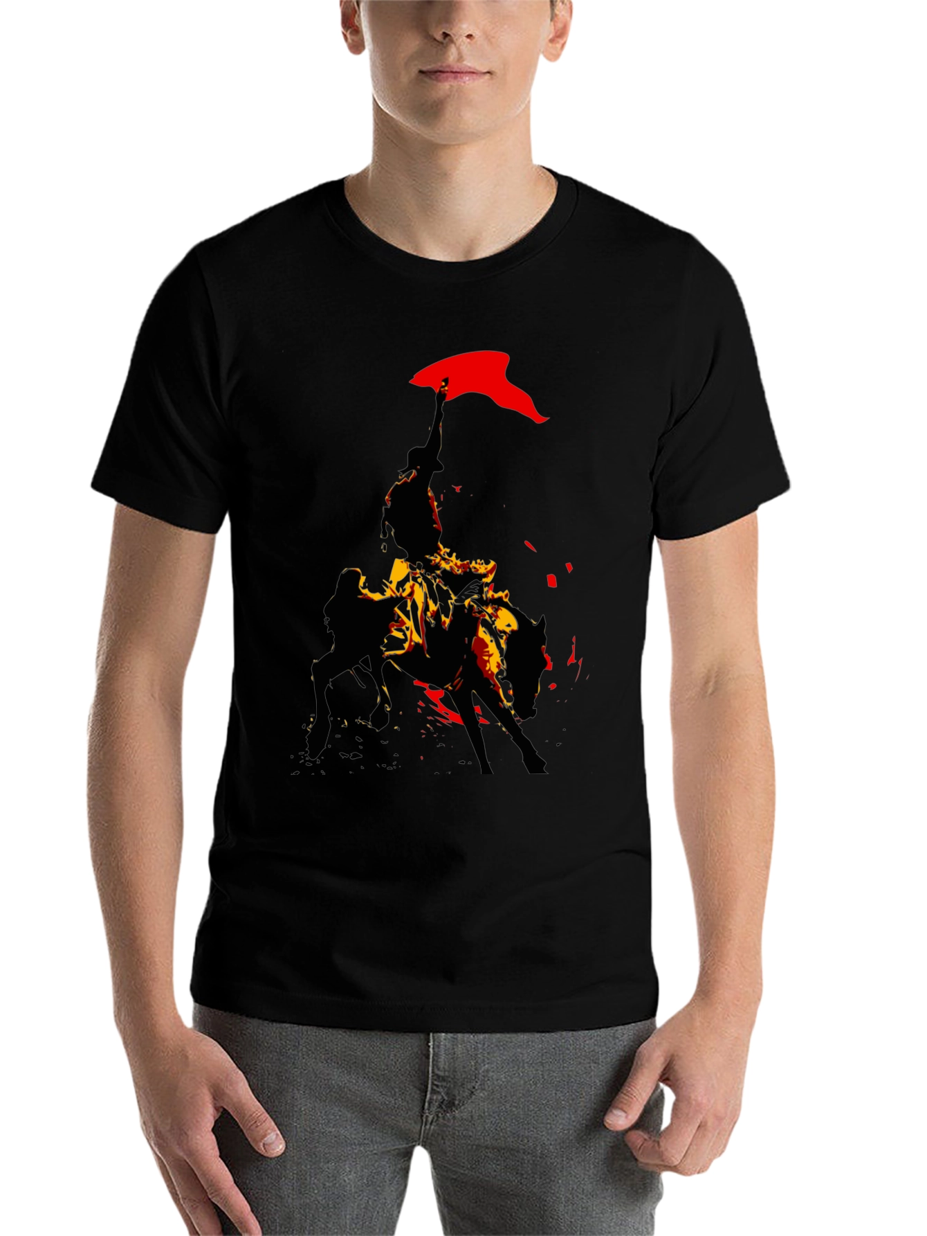 Black Rodeo Rider Graphic Tee view 7