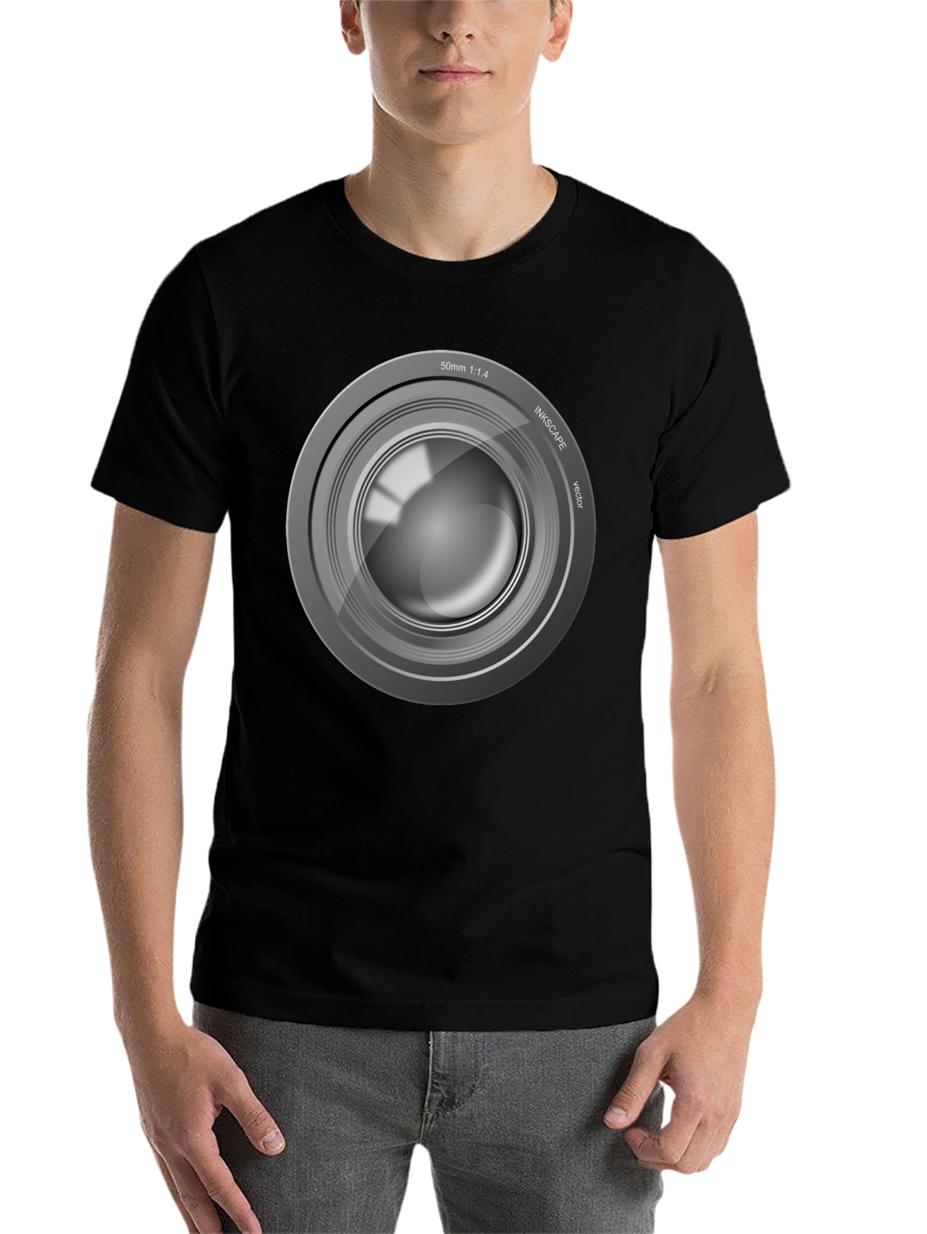 Camera Lens Graphic T-Shirt - Photographer Style - 7