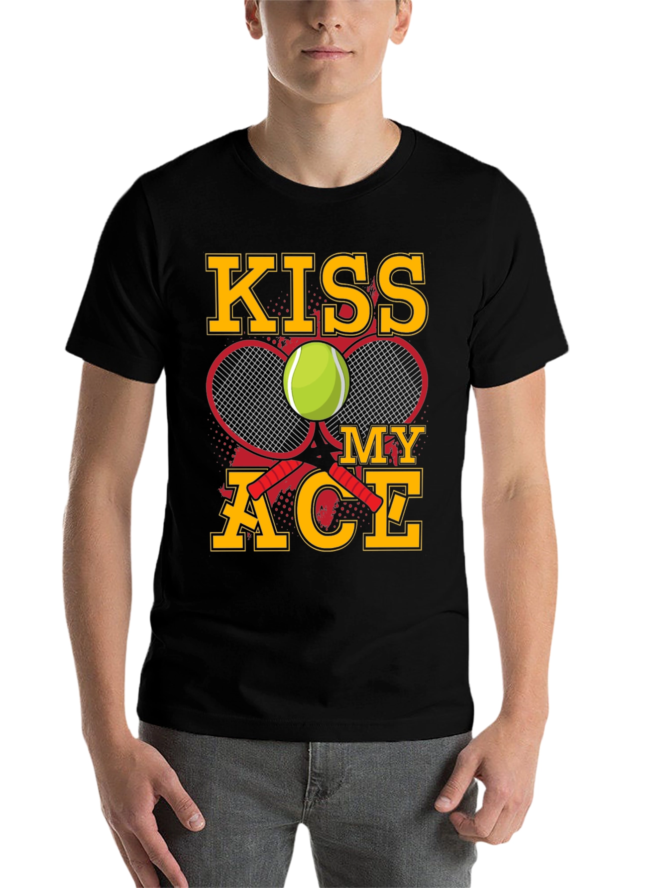 Kiss My Ace Tennis Graphic T-Shirt - 7