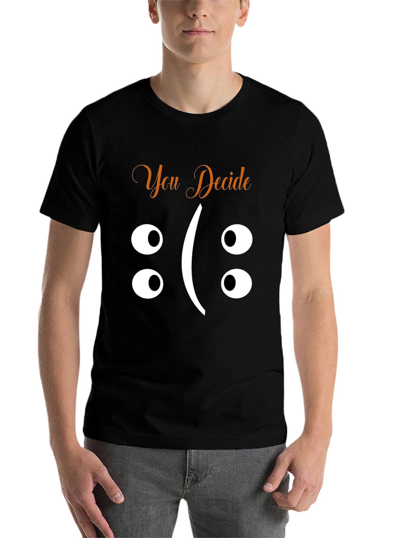 Black You Decide Graphic T-Shirt - Unisex view 7