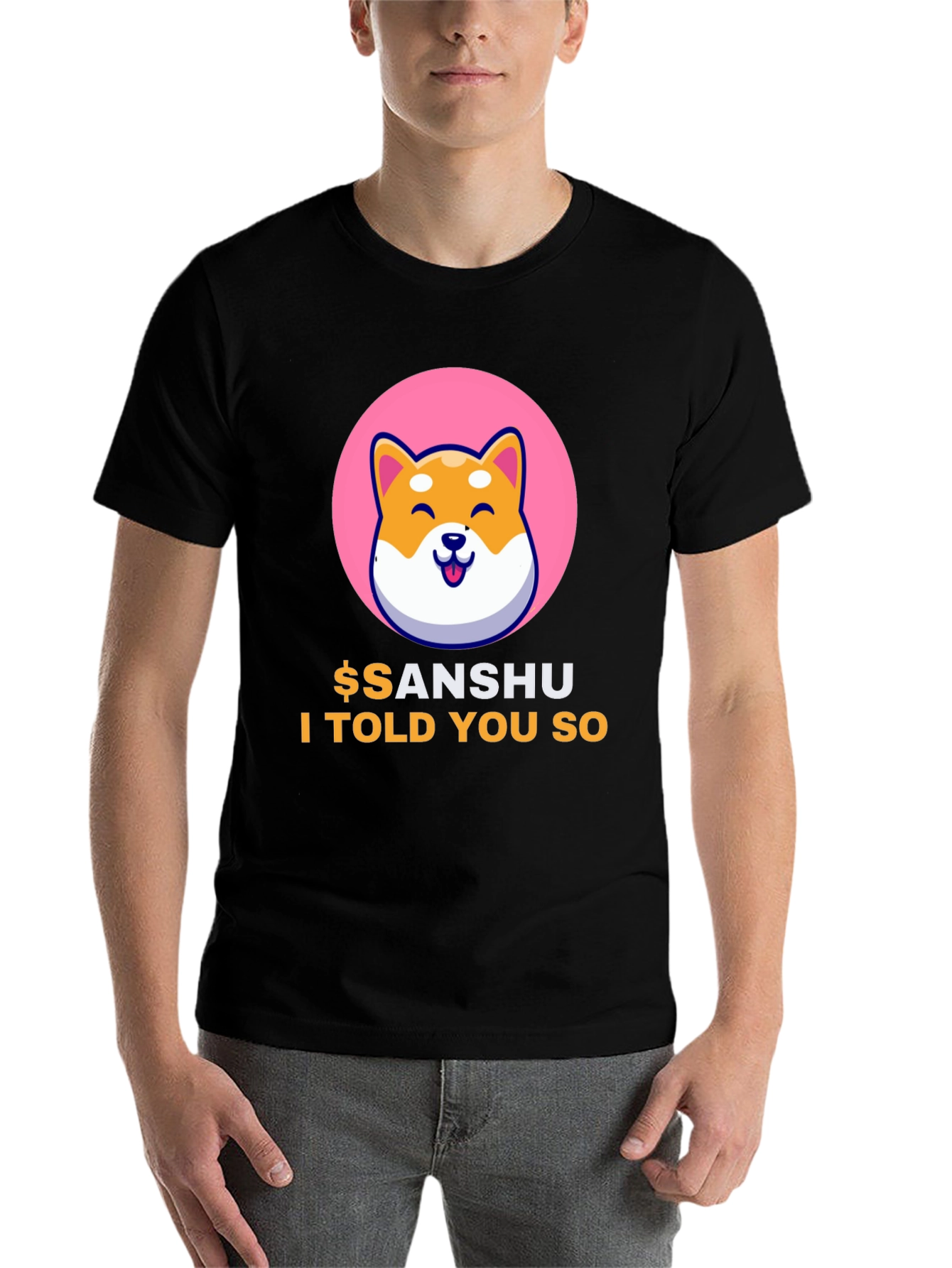 Sanshu Inu Crypto Meme T-Shirt - 7