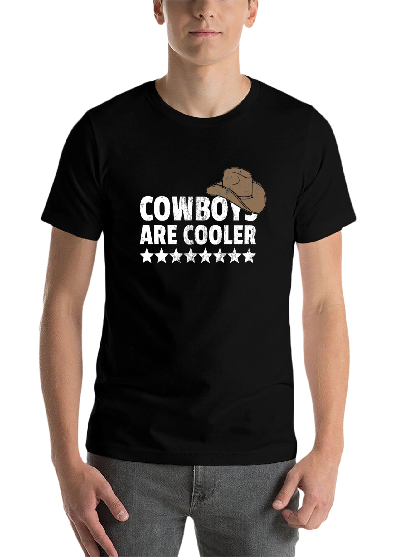 Black Cowboys are Cooler Graphic Tee - Western Style view 7