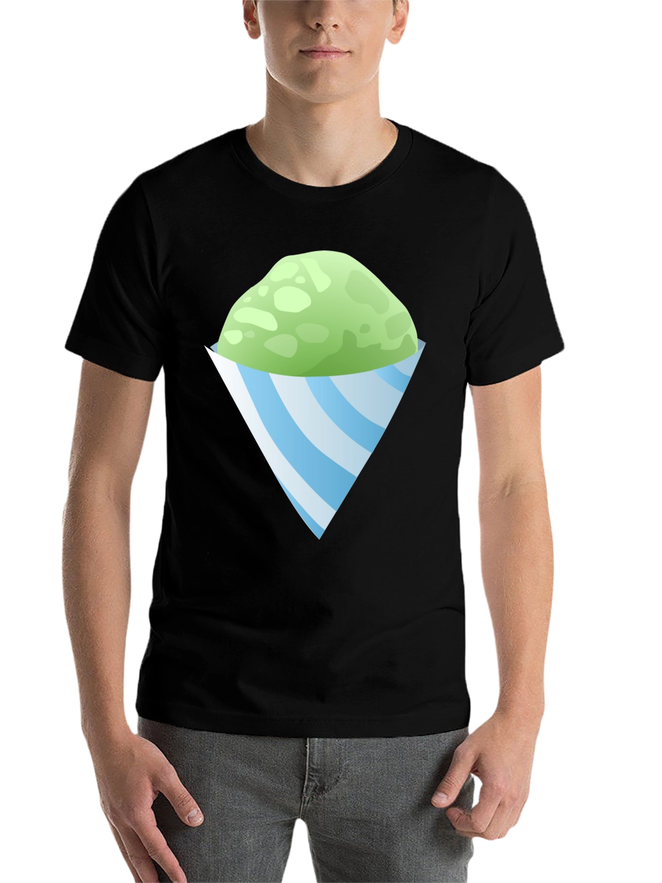 Black Snow Cone Graphic Tee - Summer Vibes view 7