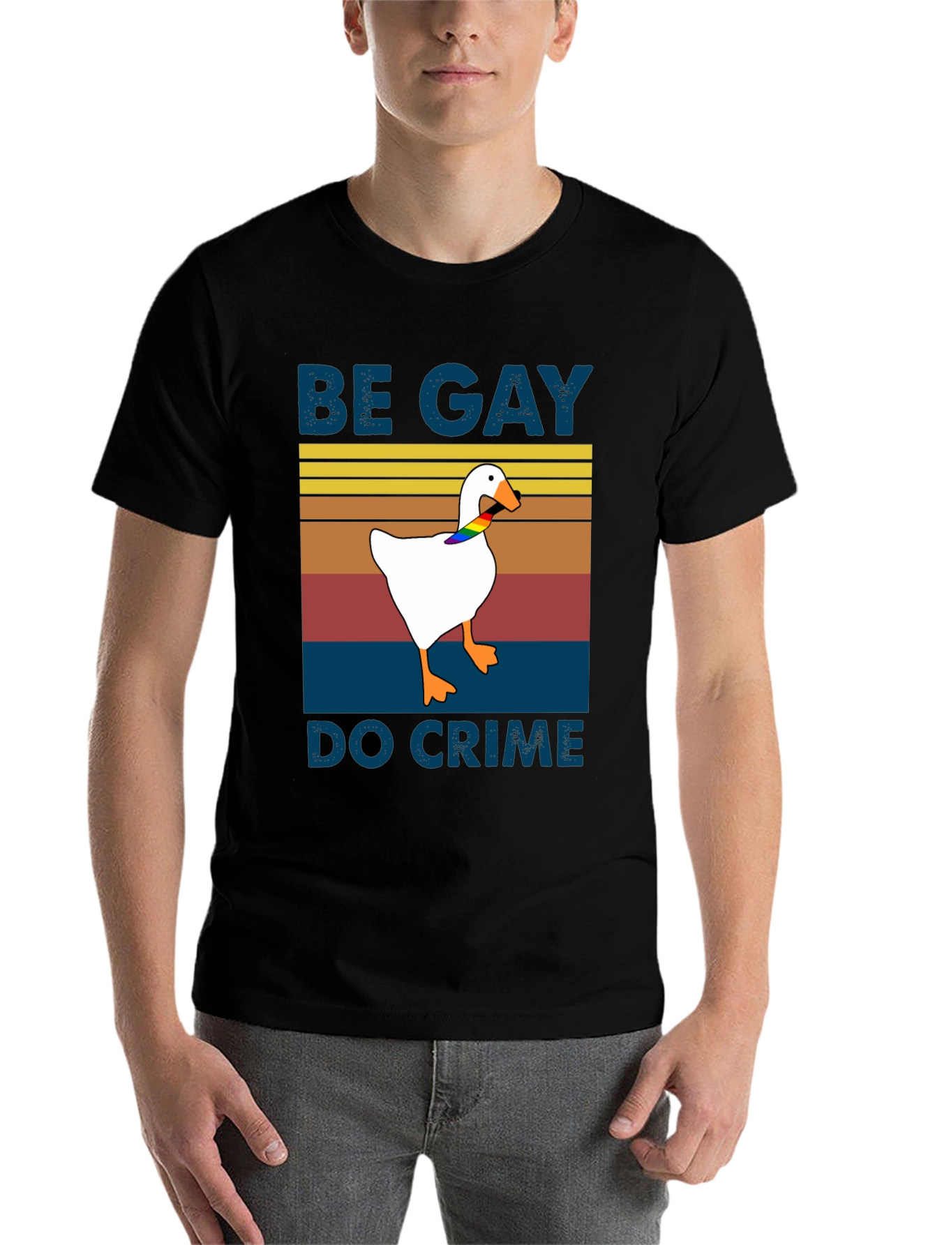 Be Gay Do Crime Goose T-Shirt - 7