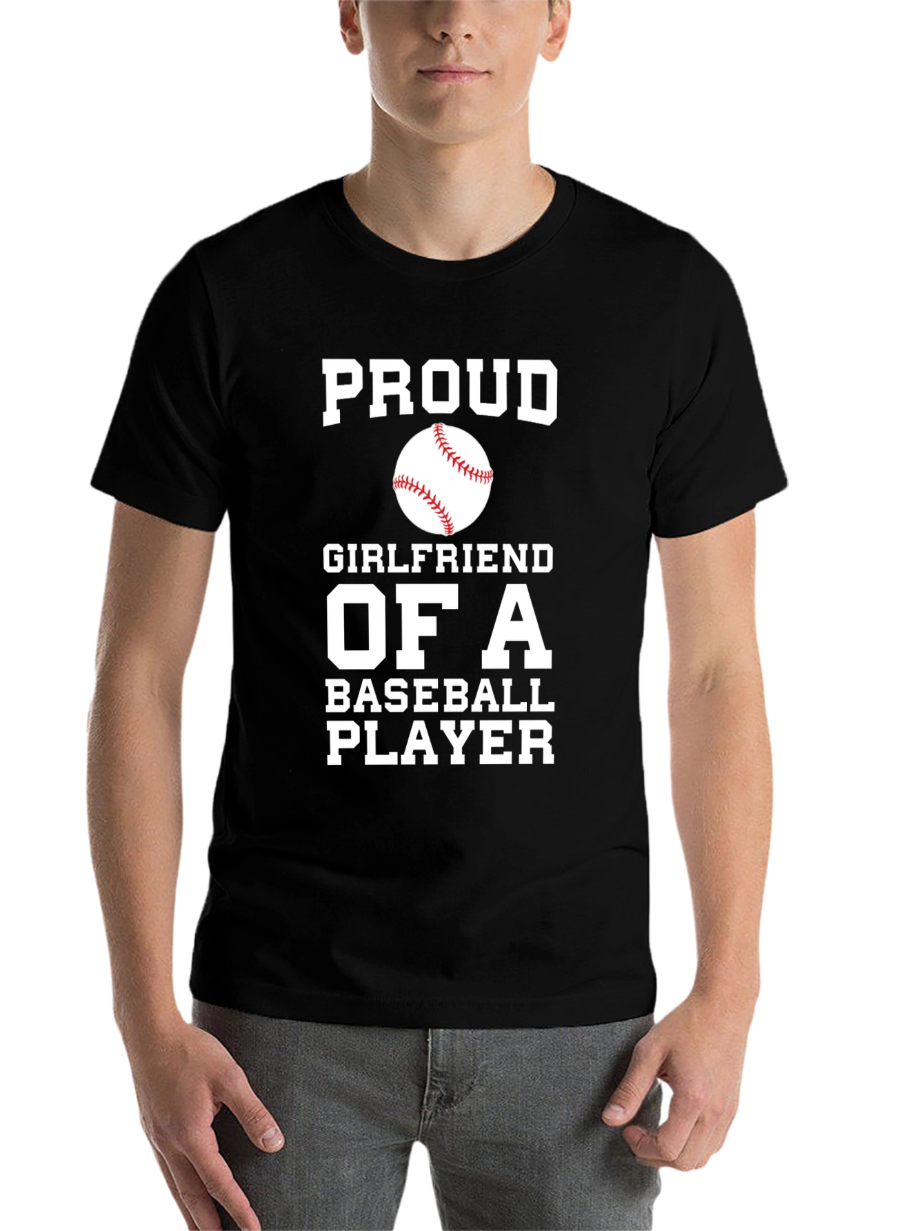 Proud Baseball Girlfriend T-Shirt - 7