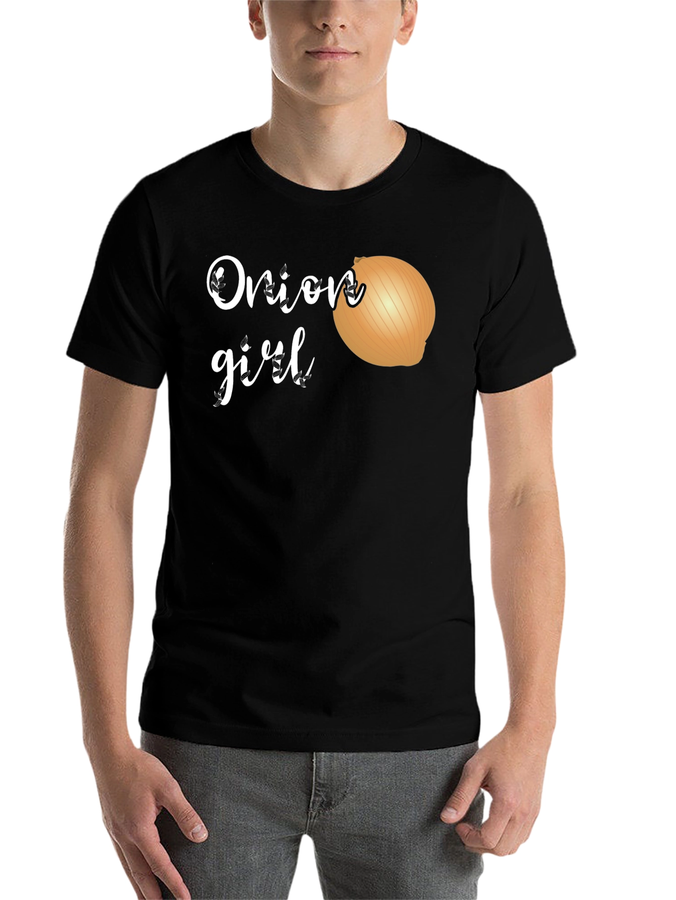 Black Onion Girl Novelty Graphic Tee view 7