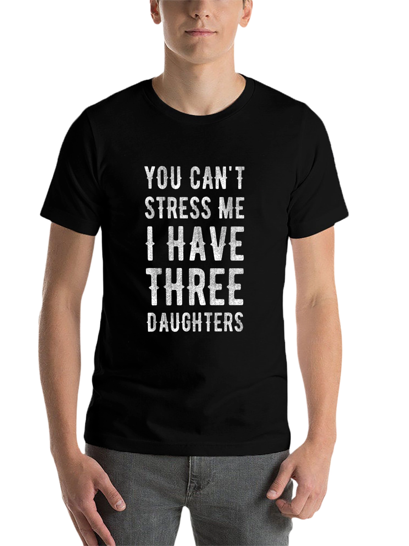 Black Dad Life: Three Daughters T-Shirt view 7