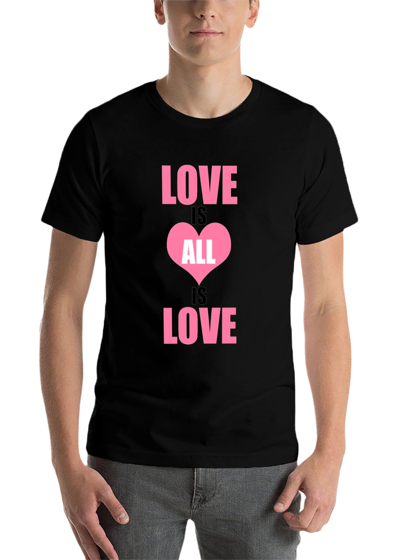 Black Love is All T-Shirt view 7