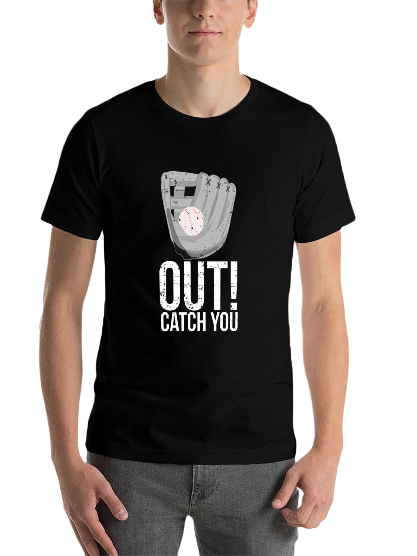 Baseball Out! Catch You T-Shirt - 7