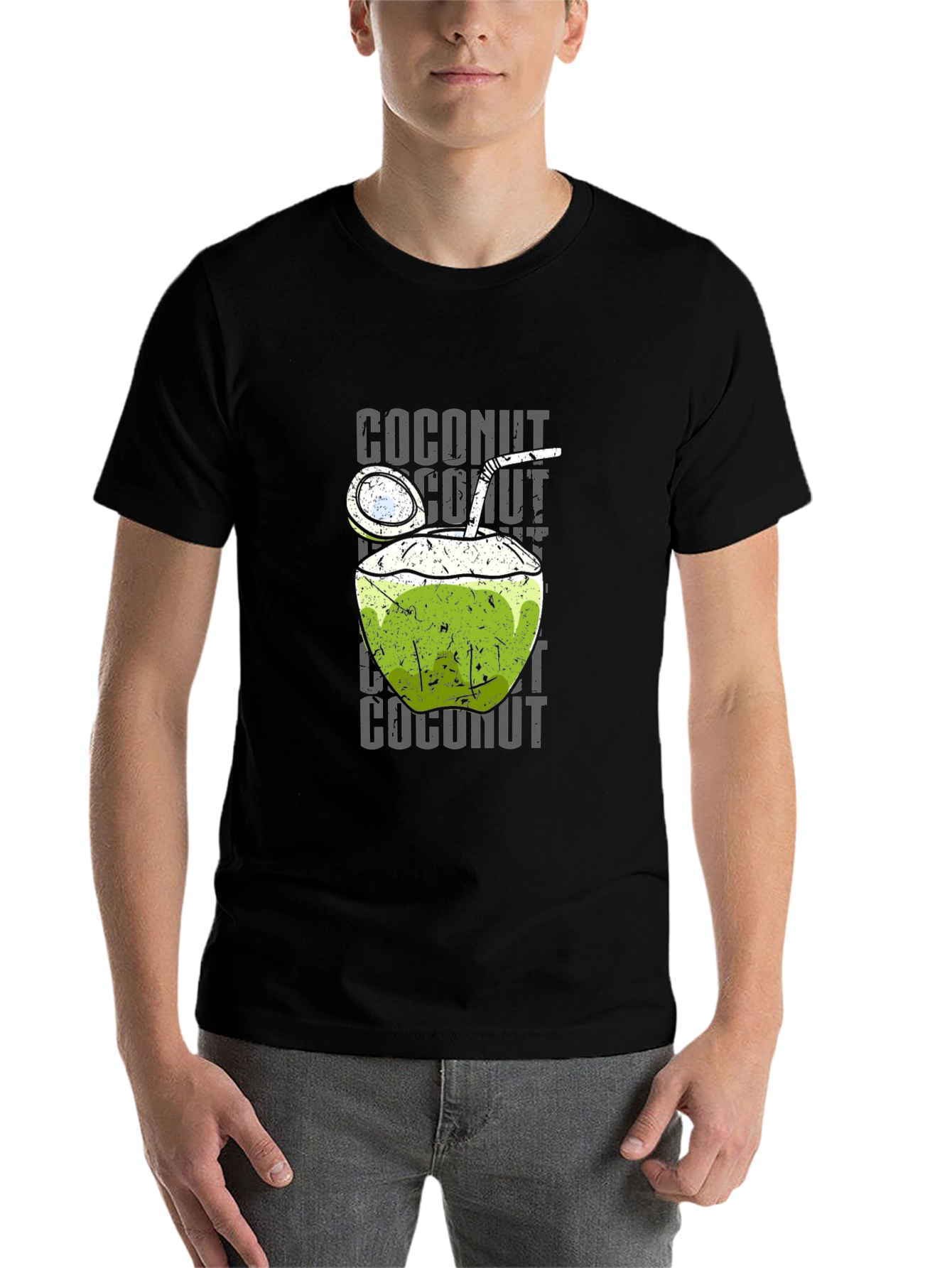 Coconut Drink T-Shirt - Refreshing Summer Style - 7