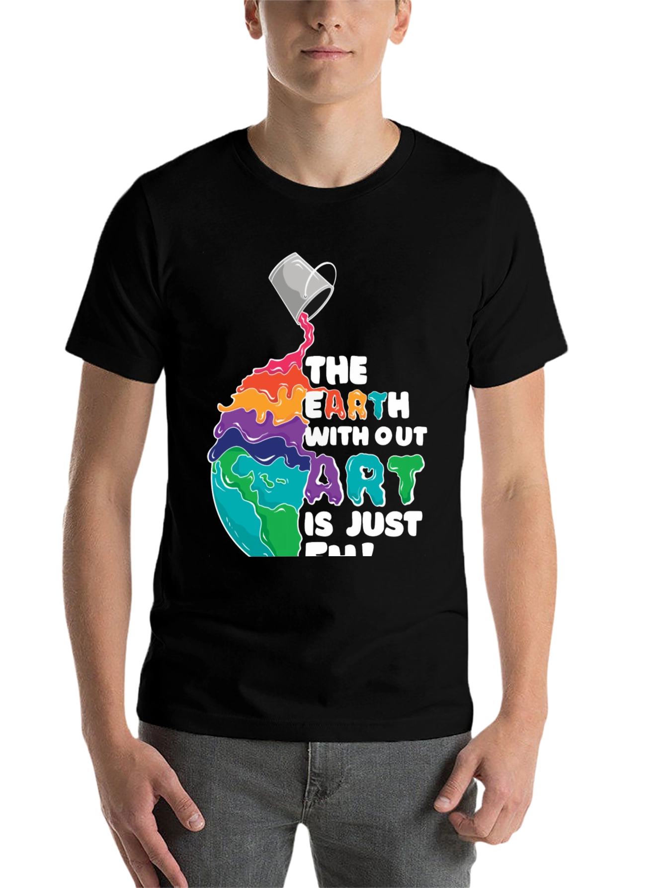 Black Art Lover T-Shirt: The Earth Without Art is Just Eh! view 7