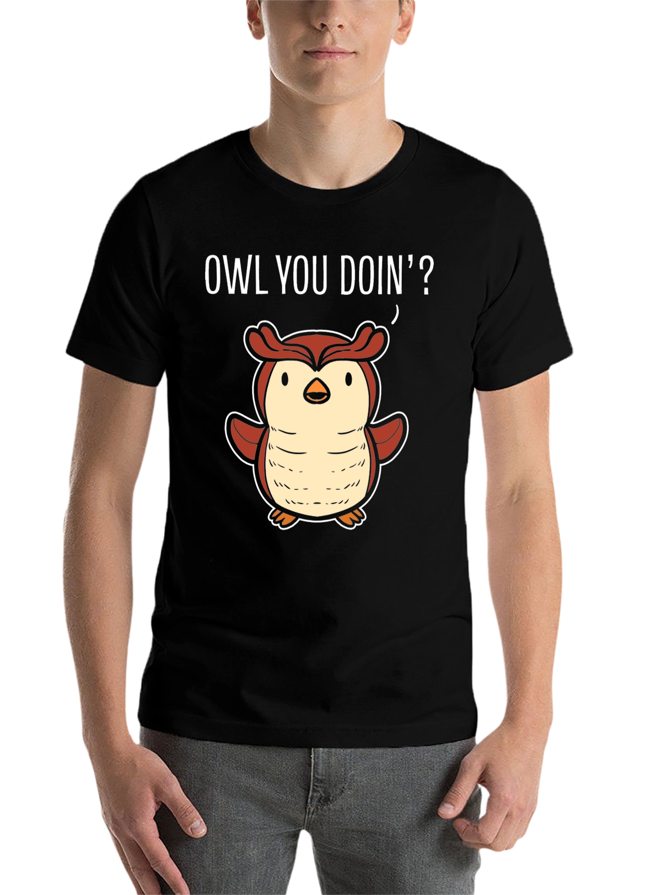 Funny Owl You Doin' T-Shirt - 7