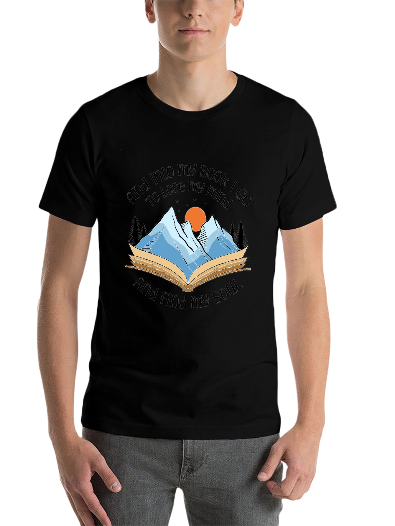Black Book Lover Tee: Lose Your Mind, Find Your Soul view 7