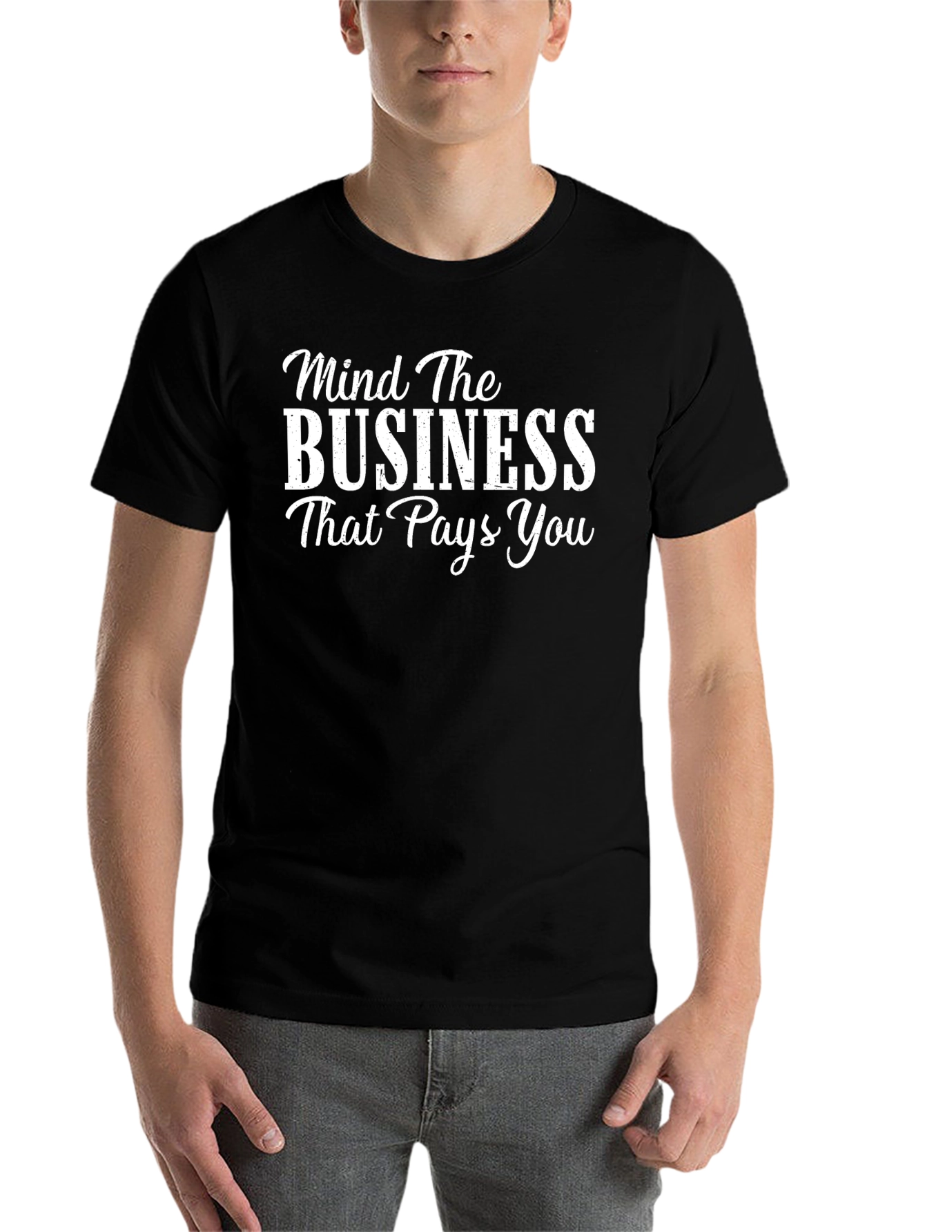 Black Mind The Business Black T-Shirt view 7