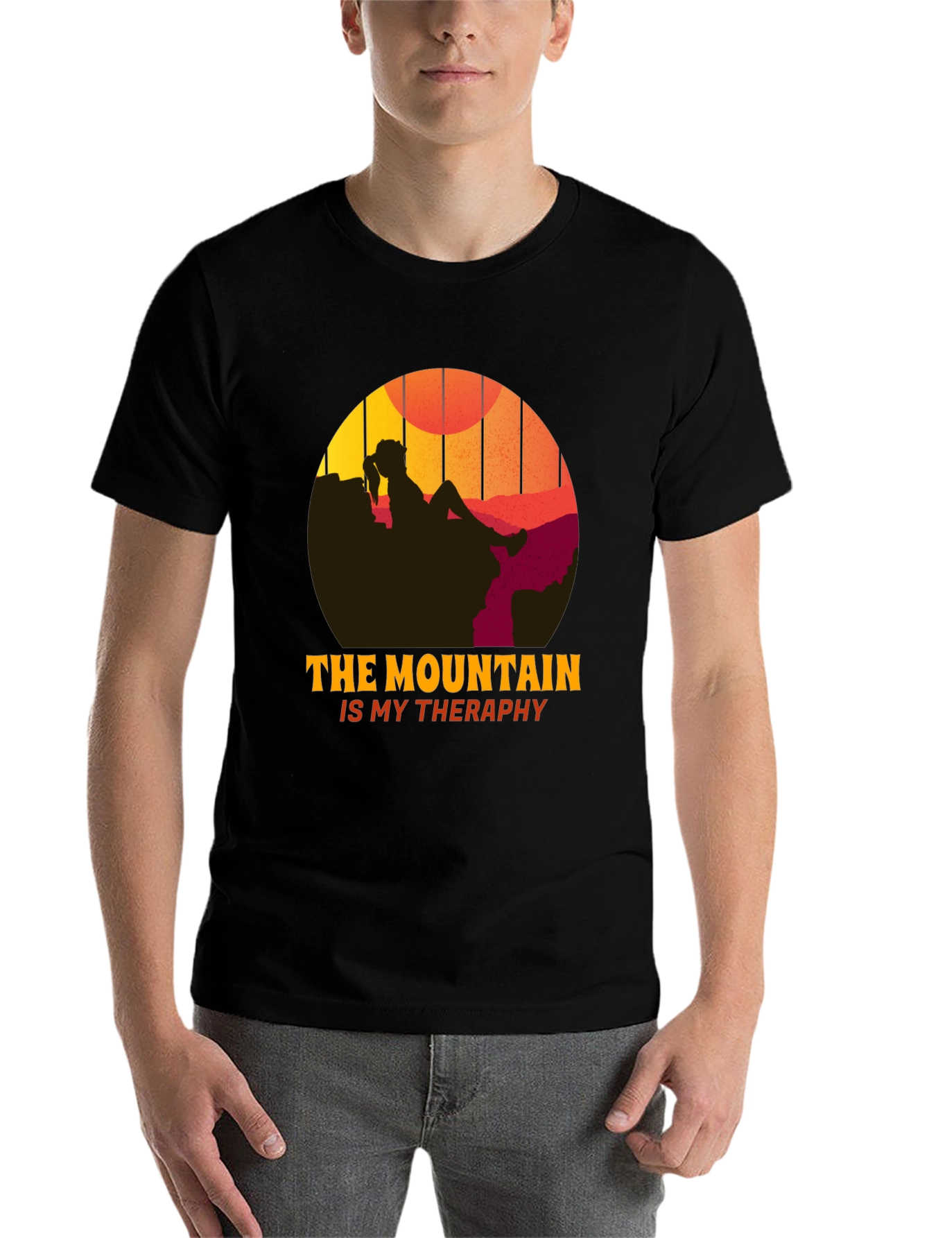 Black Mountain Therapy T-Shirt view 7