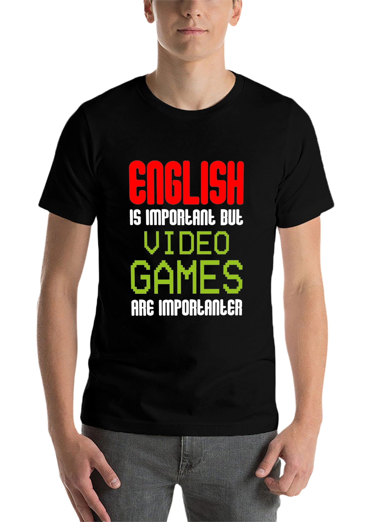 Black Video Games are Importanter T-Shirt view 7