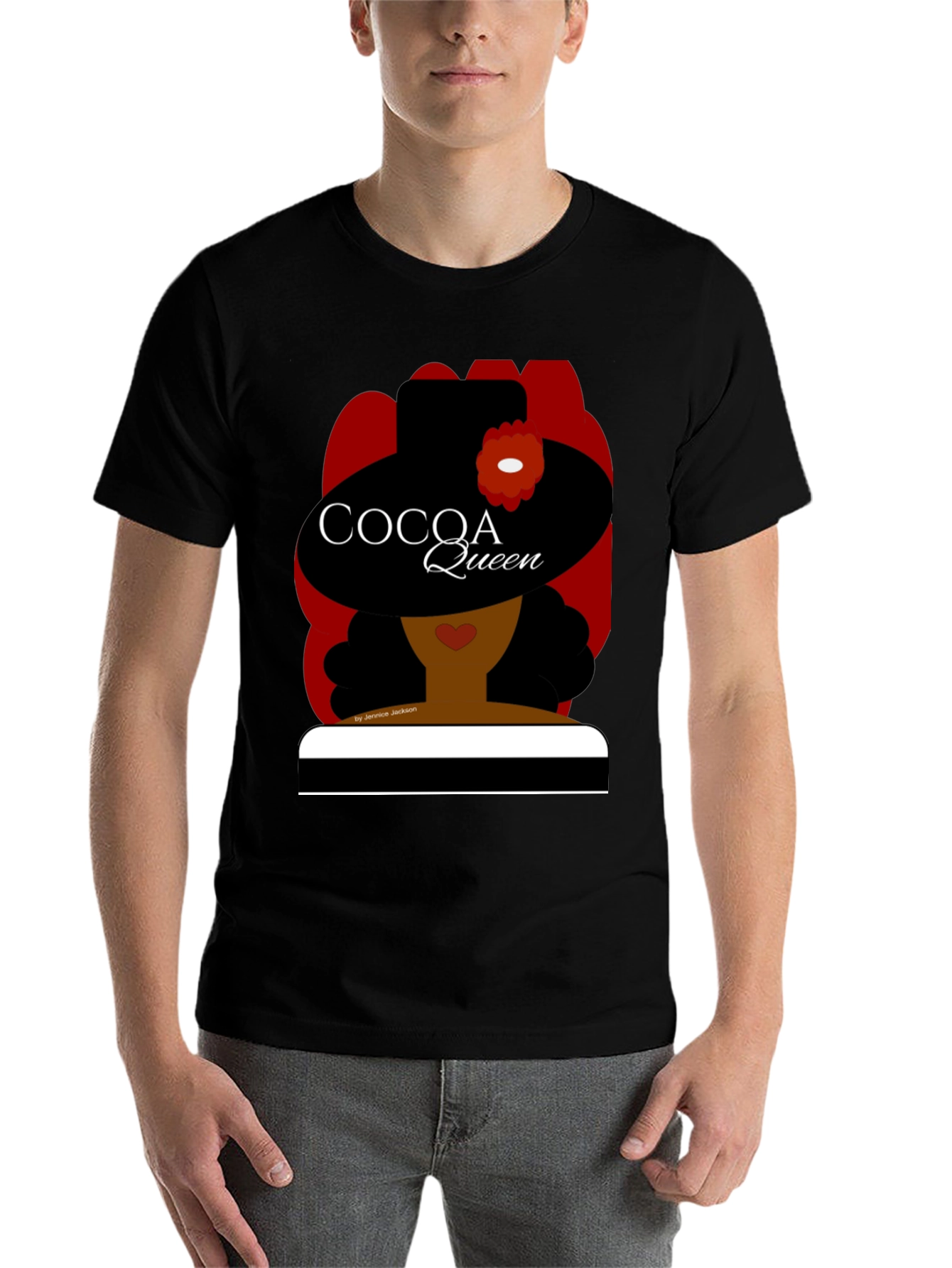 Black Cocoa Queen Graphic Tee - Stylish Statement Shirt view 7