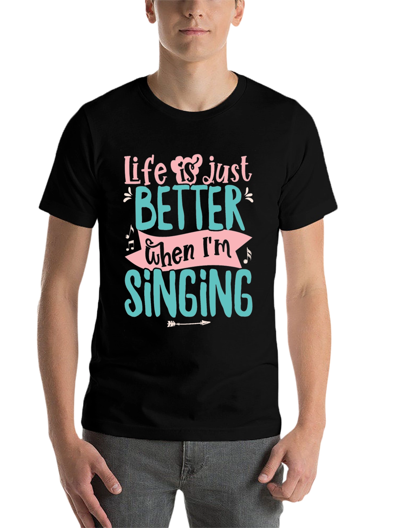 Black Life is Just Better When I'm Singing T-Shirt view 7
