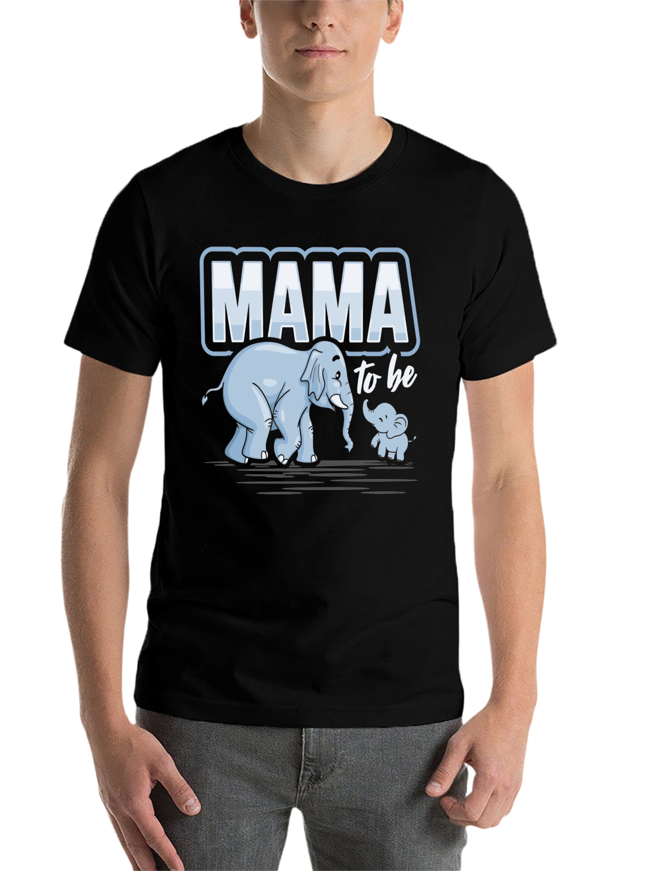 Mama to Be Elephant Graphic Tee - 7