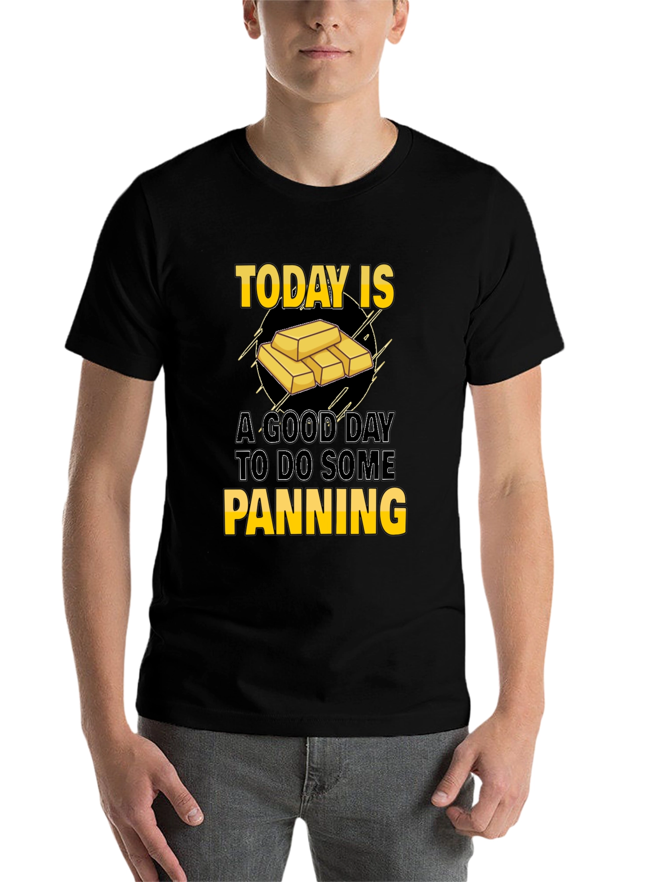 Black Today Is A Good Day To Do Some Panning T-Shirt view 7