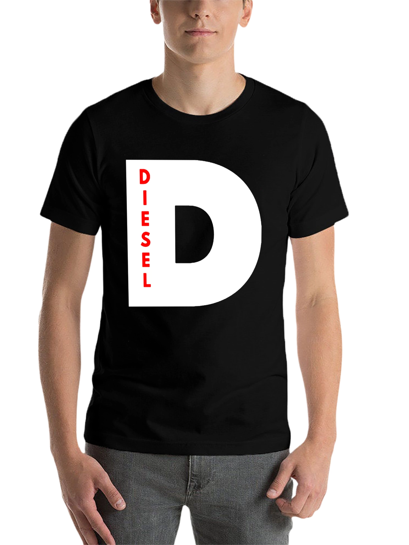 Black Diesel Graphic Tee - Modern Casual Style view 7