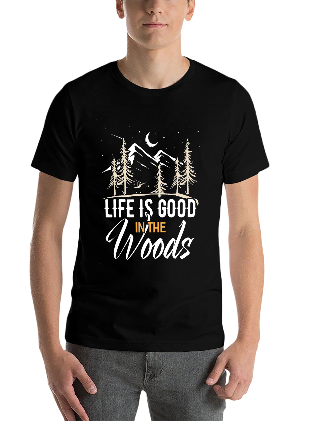 Black Life is Good in the Woods T-Shirt view 7