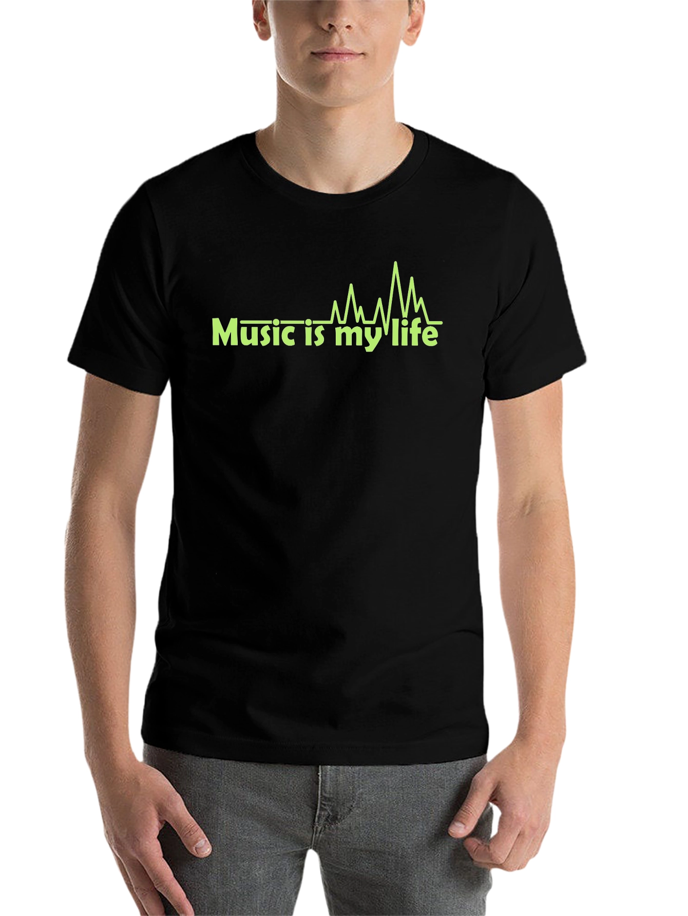 Music is My Life Graphic Tee - 7