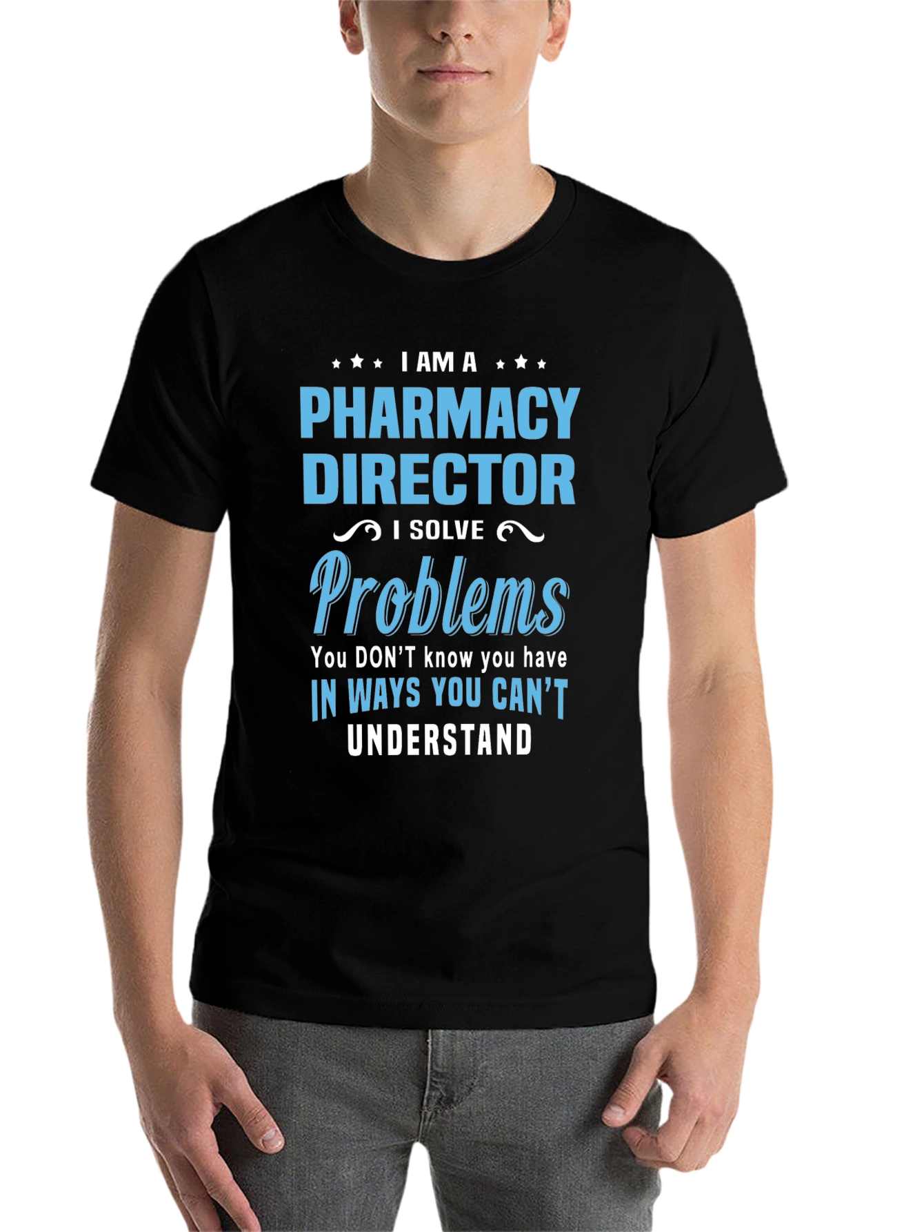 Black Pharmacy Director Funny T-Shirt view 7