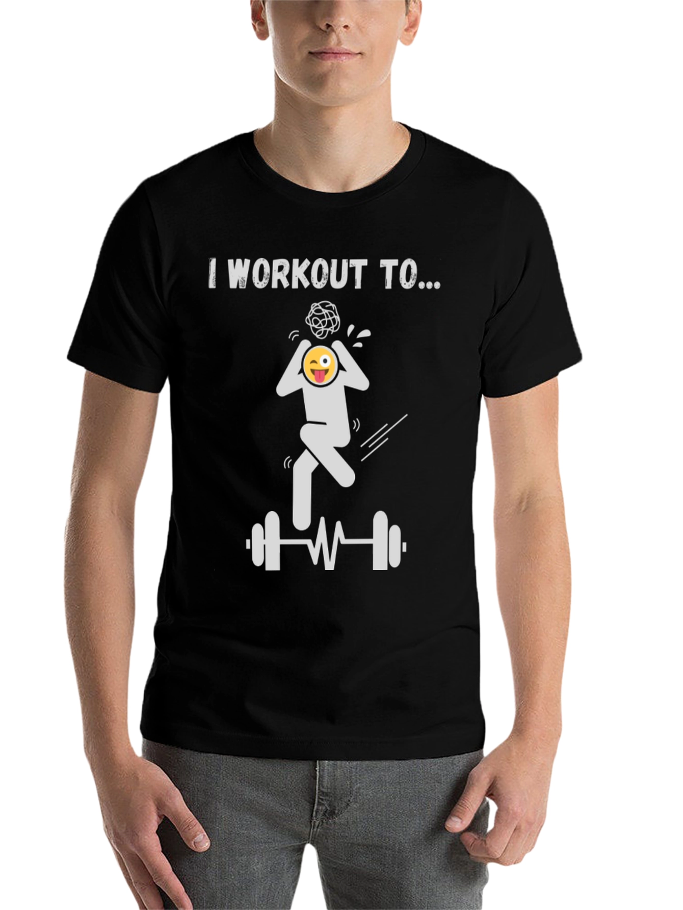 Black Workout Mind T-Shirt view 7