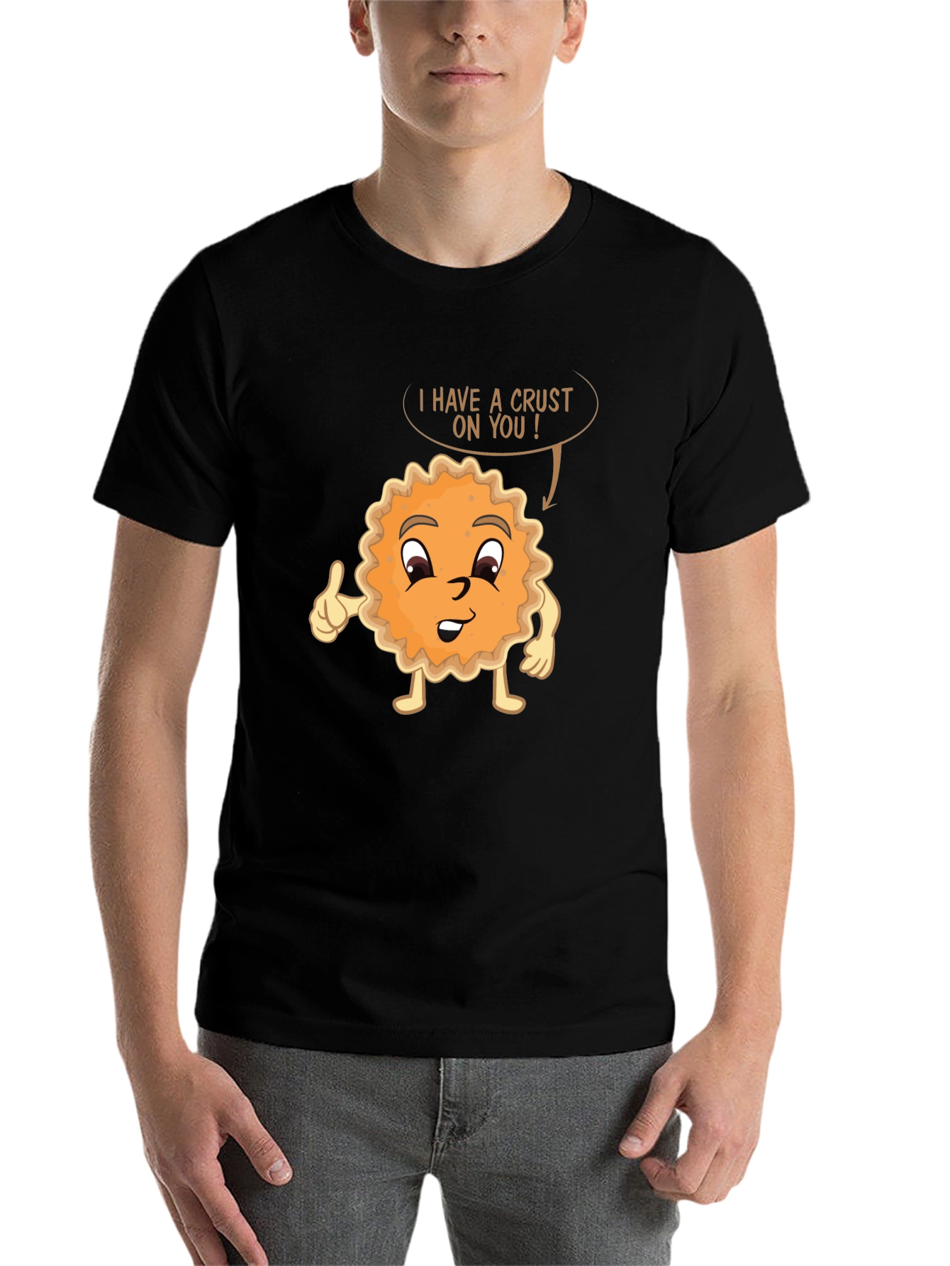 Funny Pie Pun T-Shirt - I Have A Crust On You! - 7