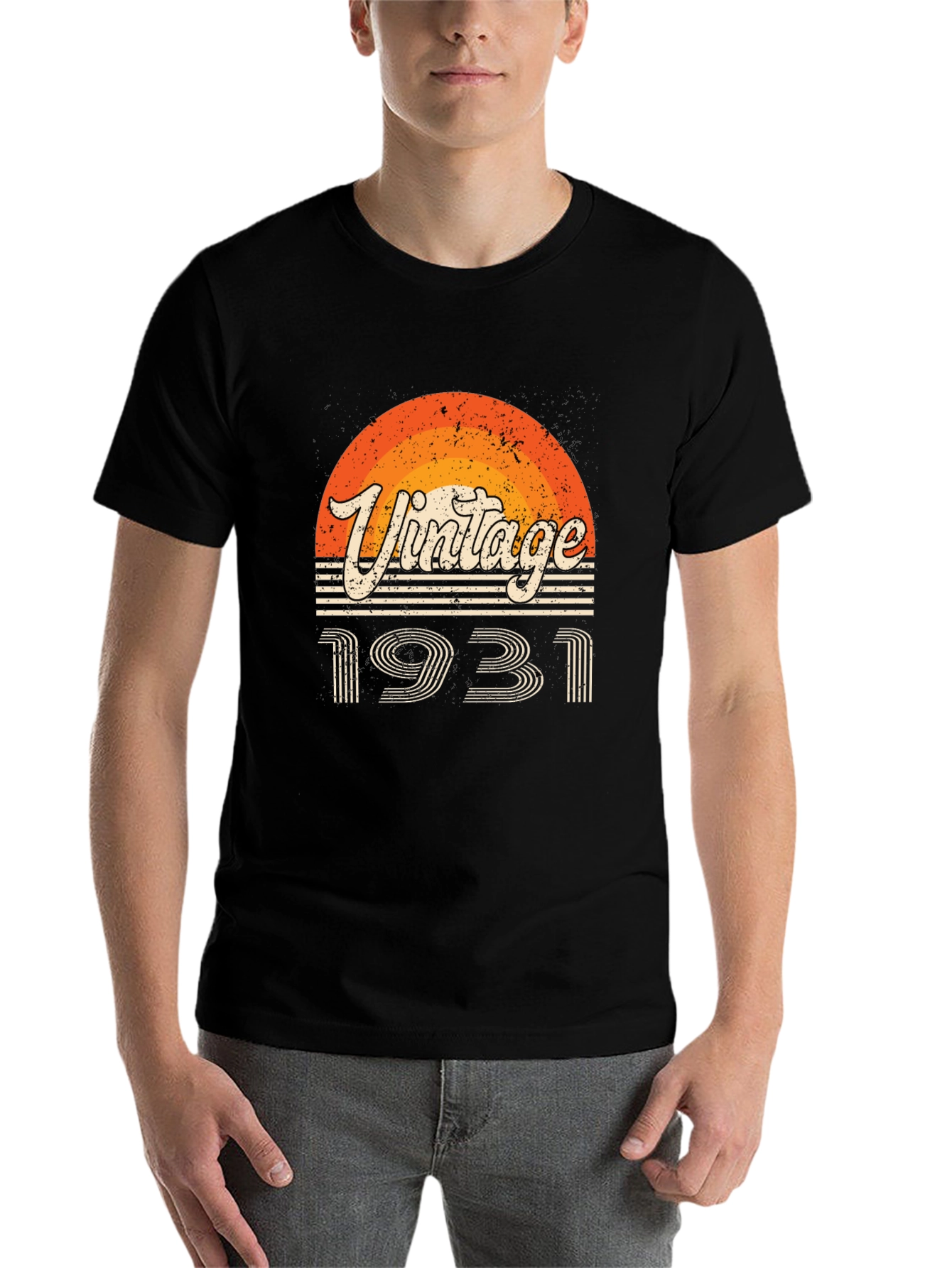 Black Vintage 1931 Graphic T-Shirt view 7