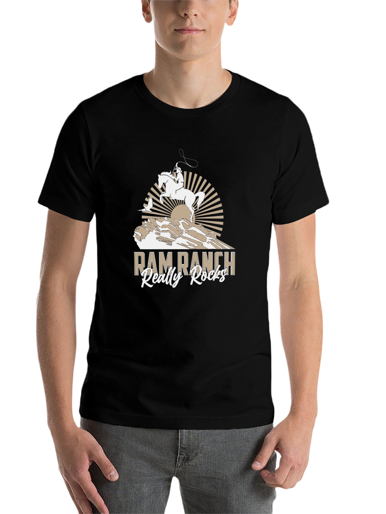 Black Ram Ranch T-Shirt - Really Rocks Tee view 7