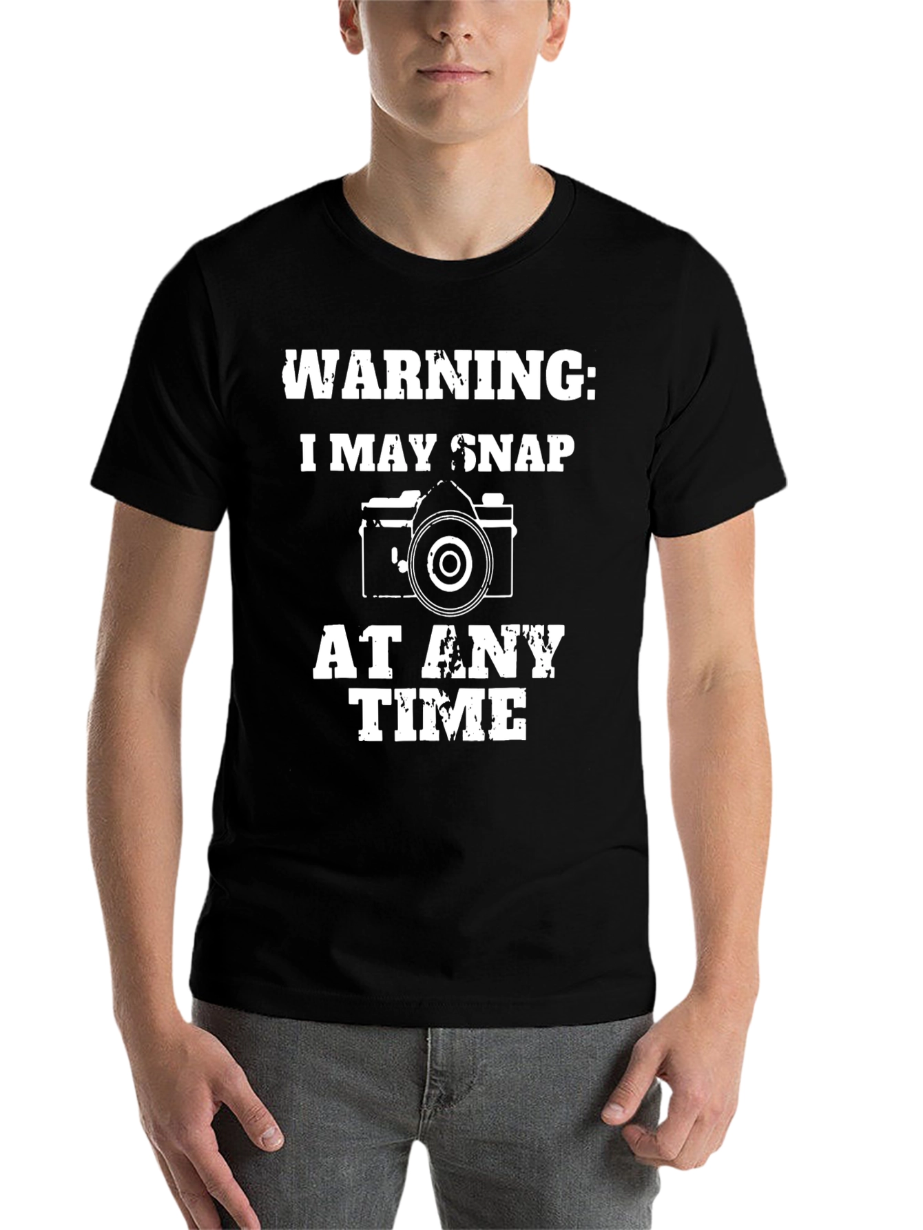 Warning I May Snap at Any Time Camera T-Shirt - 7