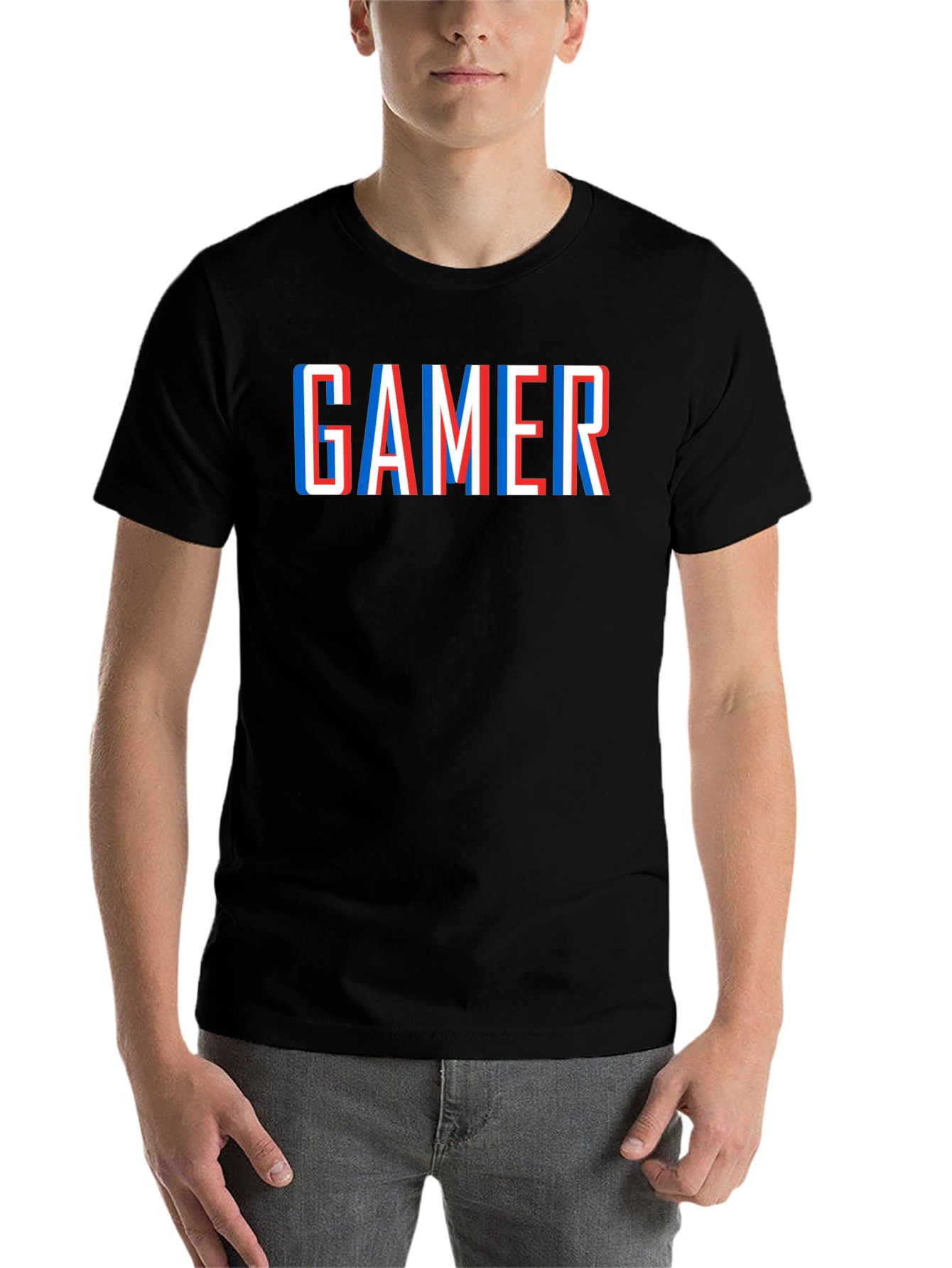 Black Gamer T-Shirt - Stylish Black Tee for Gaming Enthusiasts view 7