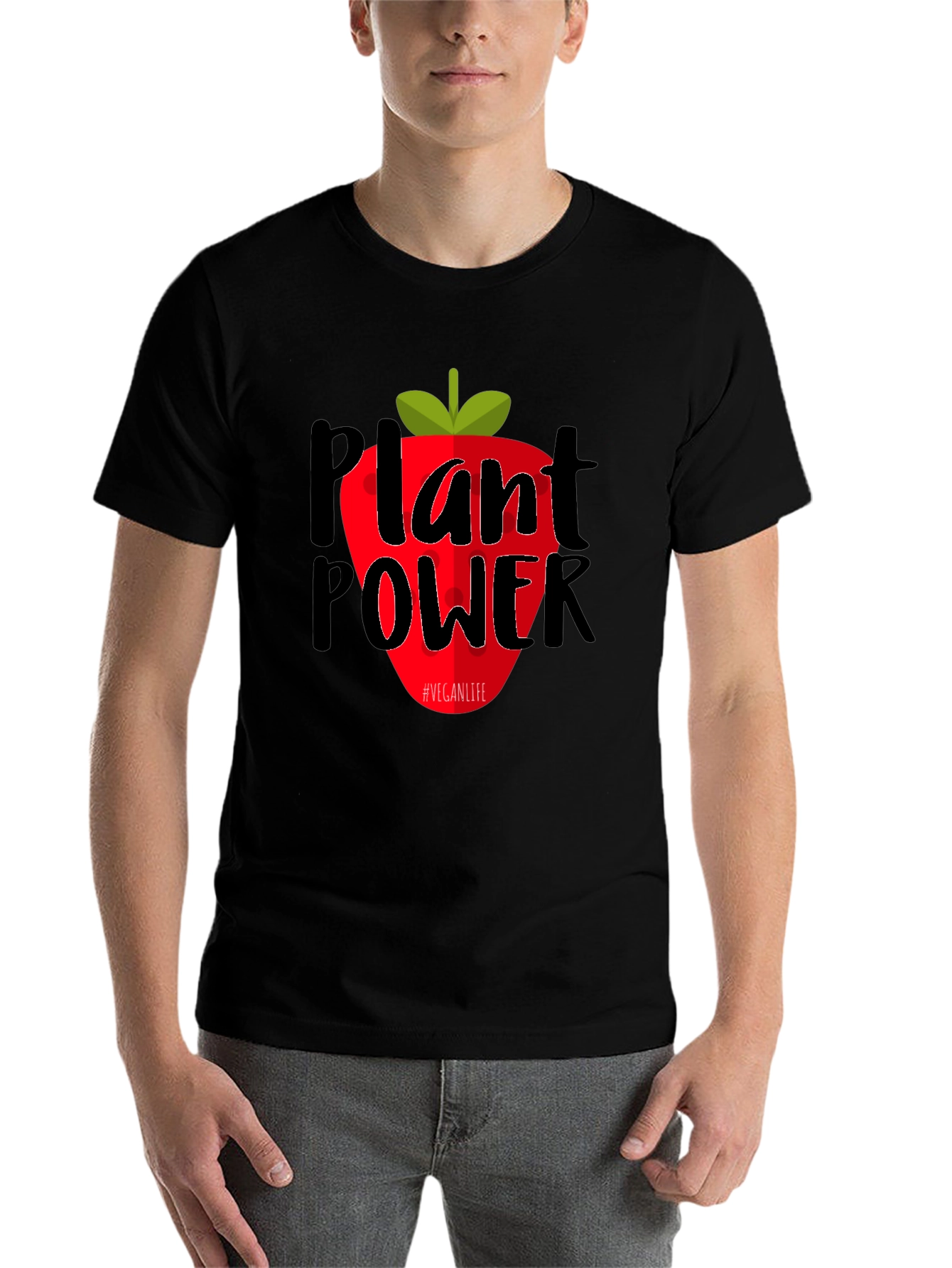 Plant Power Vegan Life T-Shirt - 7