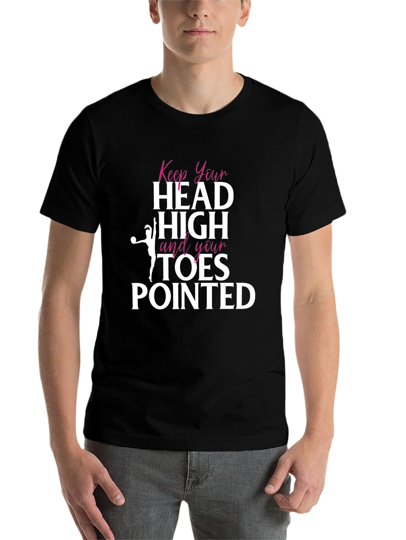 Black Keep Your Head High Graphic Tee view 7