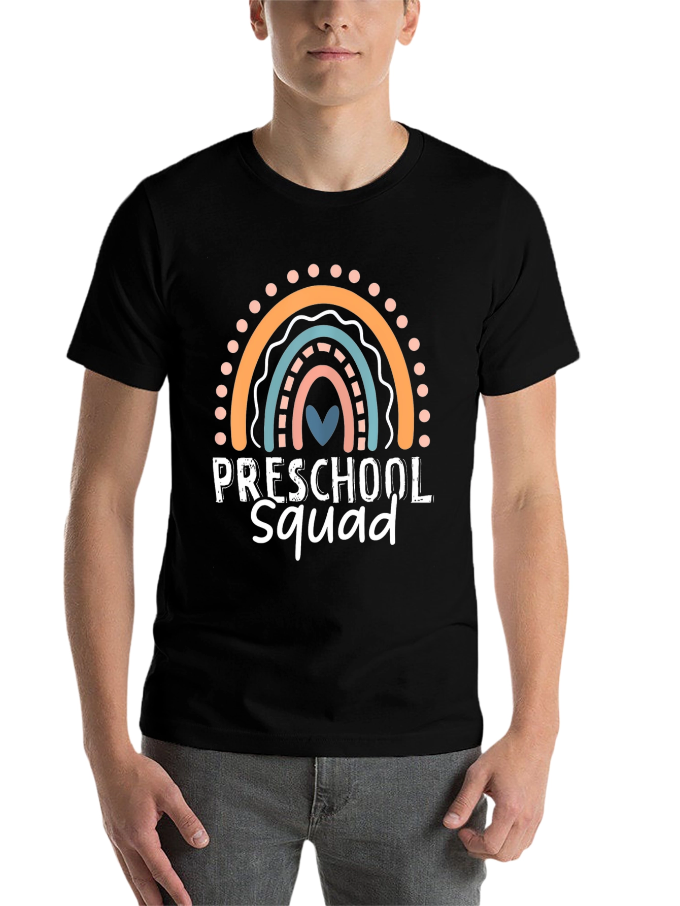 Black Preschool Squad T-Shirt view 7