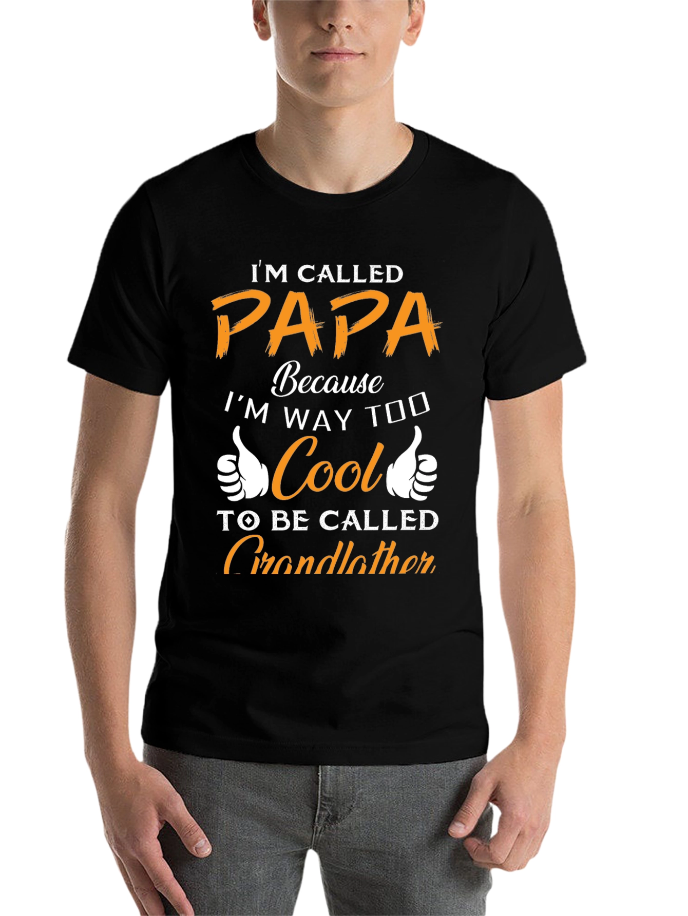 Black I'm Called Papa T-Shirt view 7