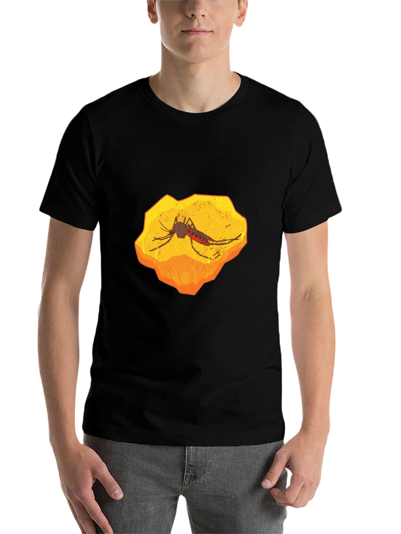 Amber Fossil Mosquito Graphic T-Shirt - 7