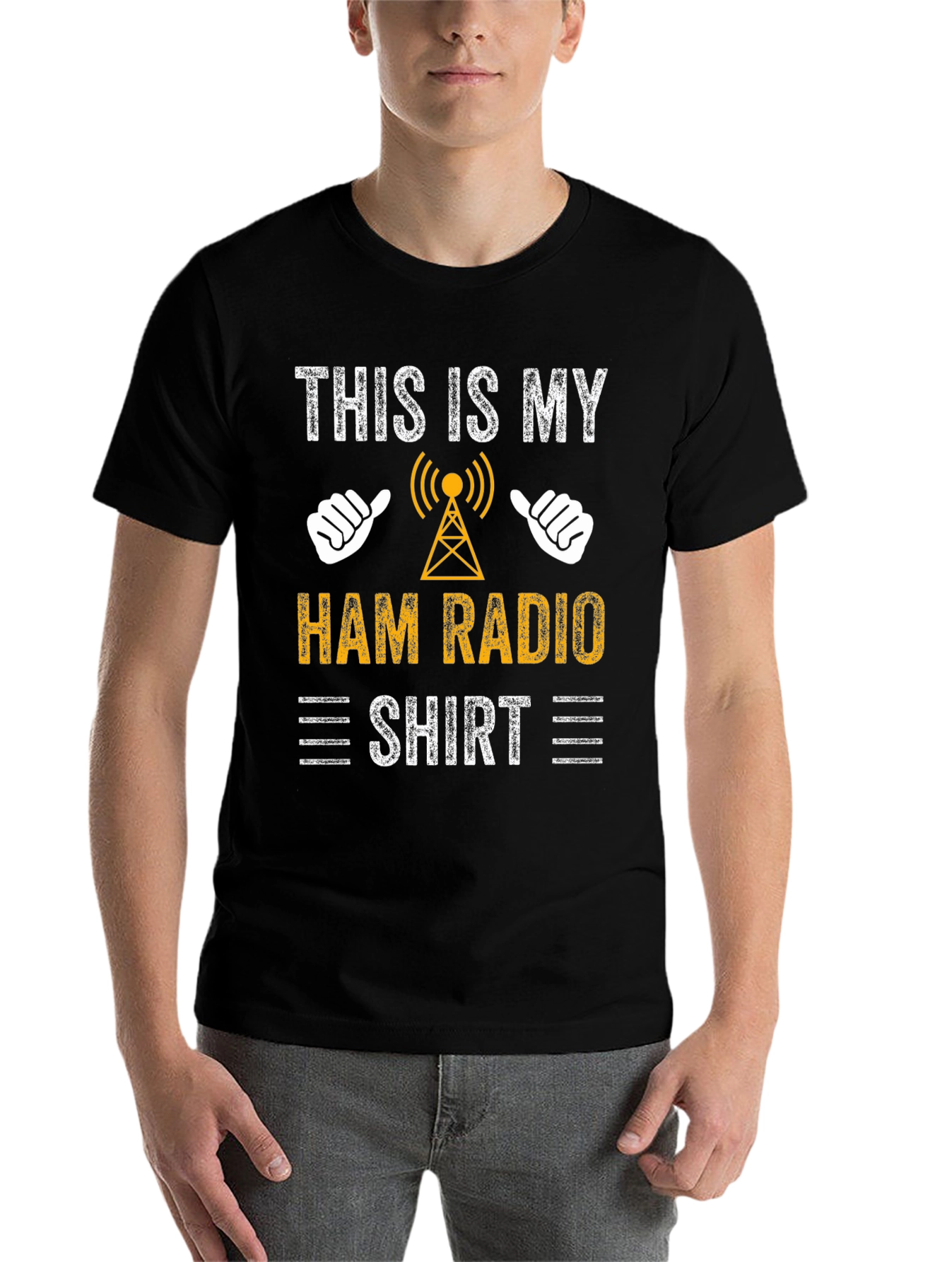 Black Ham Radio Shirt - Funny Amateur Radio Operator Tee view 7