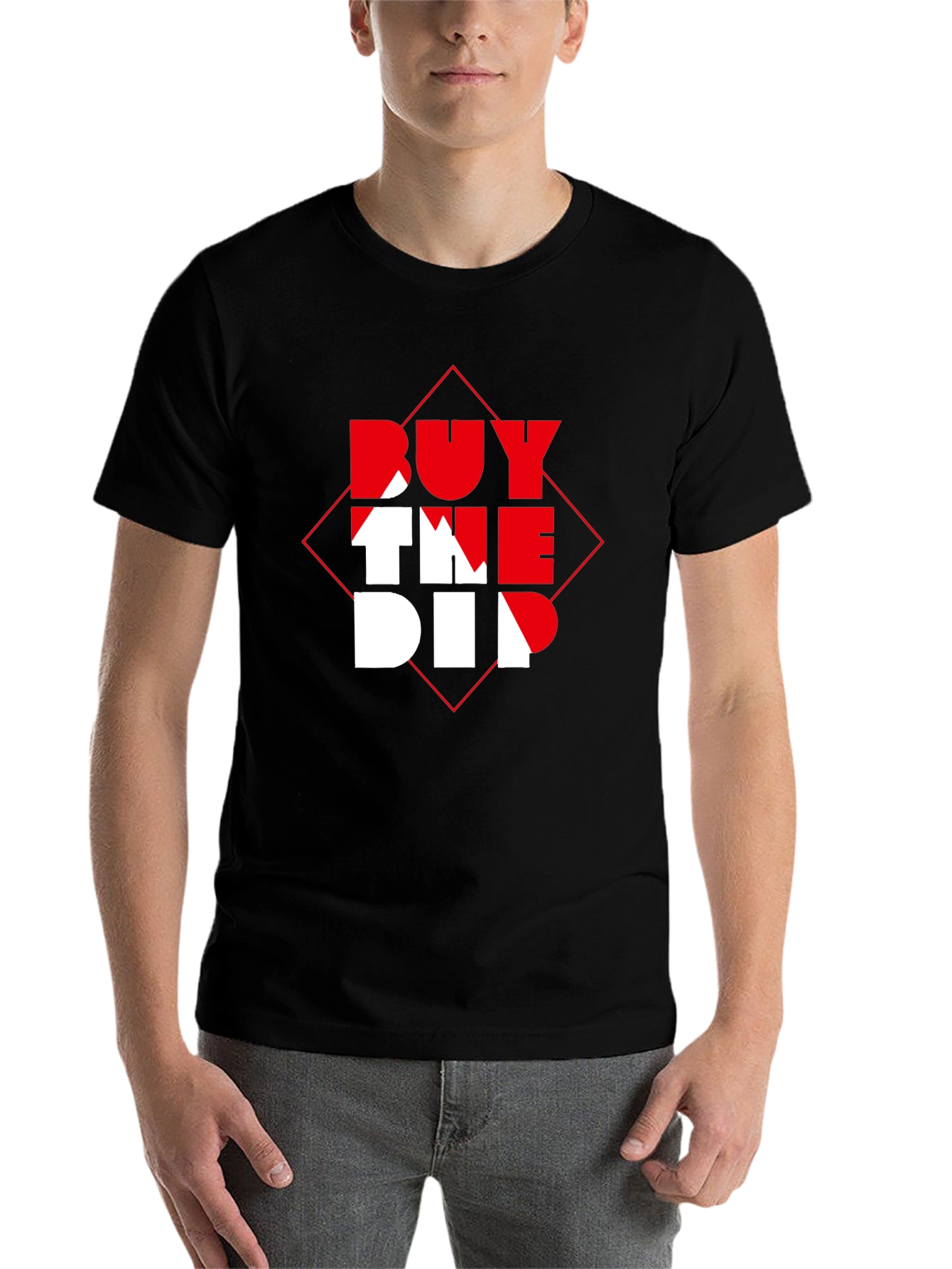 Black Buy The Dip Graphic Tee - Black view 7