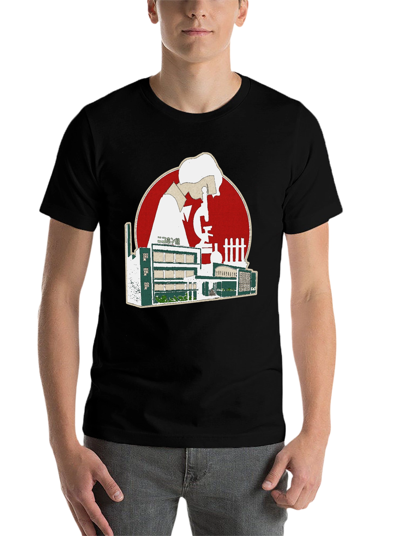 Black Science Lab T-Shirt - Retro Design view 7