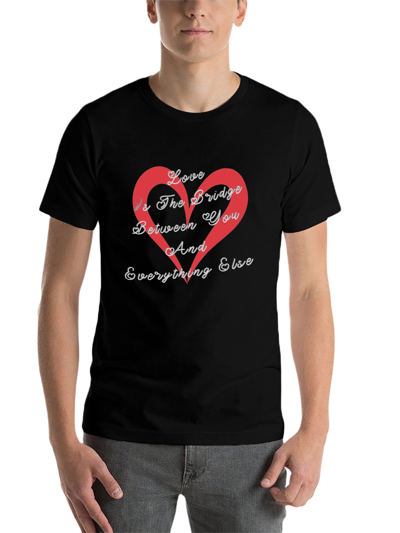 Black Love Is The Bridge Graphic Tee view 7