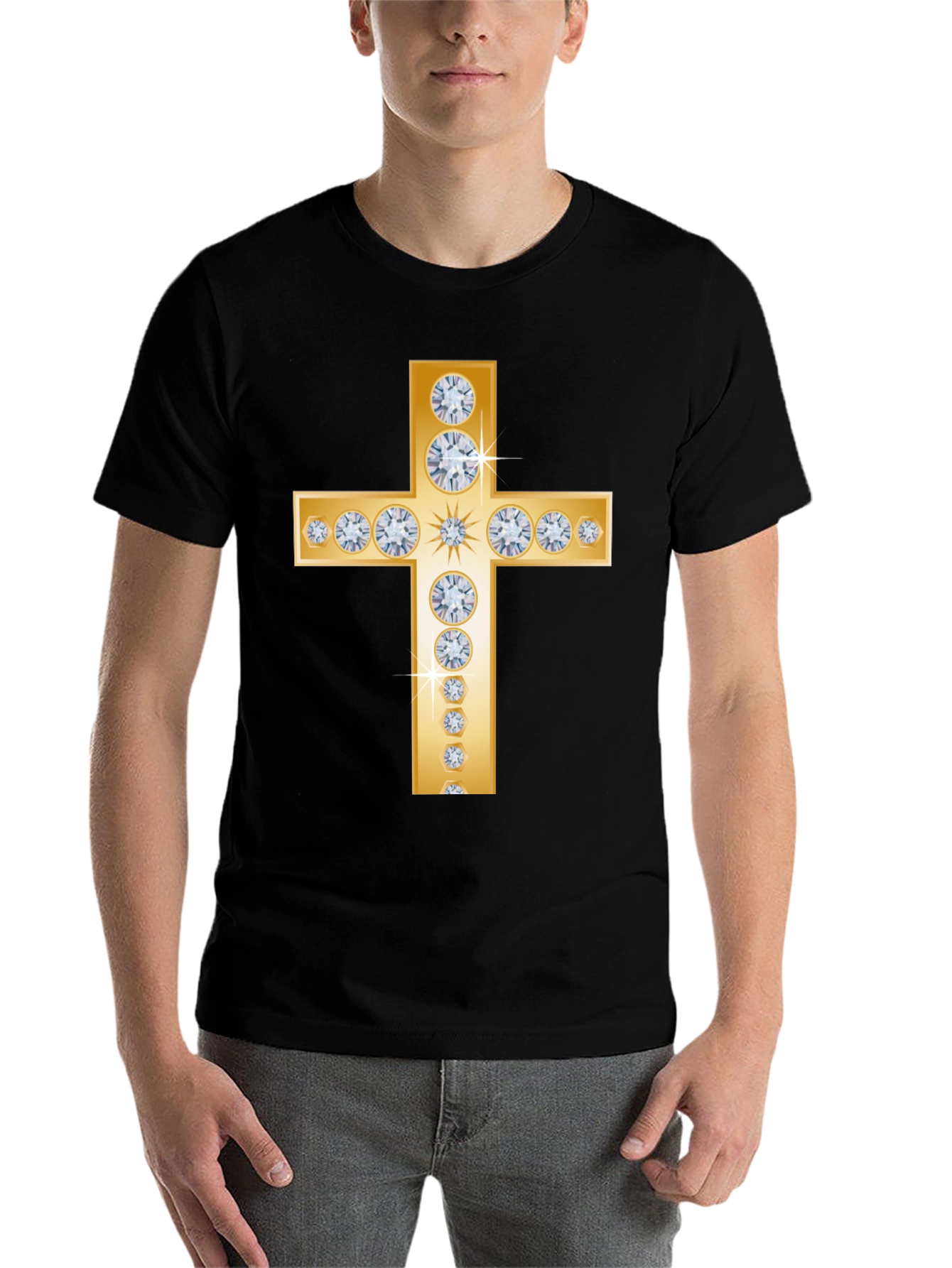 Black Diamond Cross Graphic Tee view 7