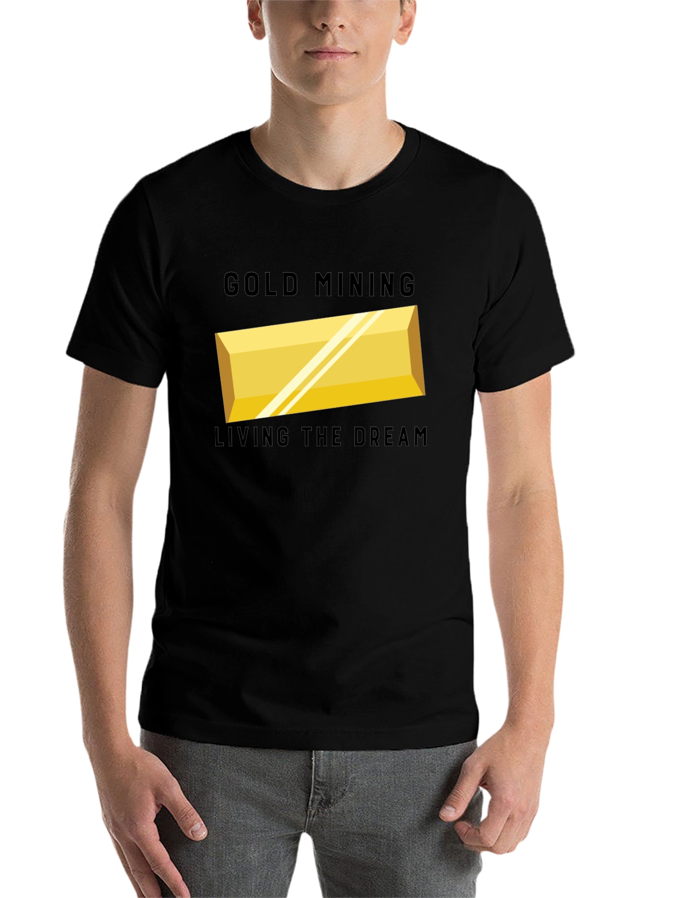 Black Gold Mining Living The Dream T-Shirt view 7