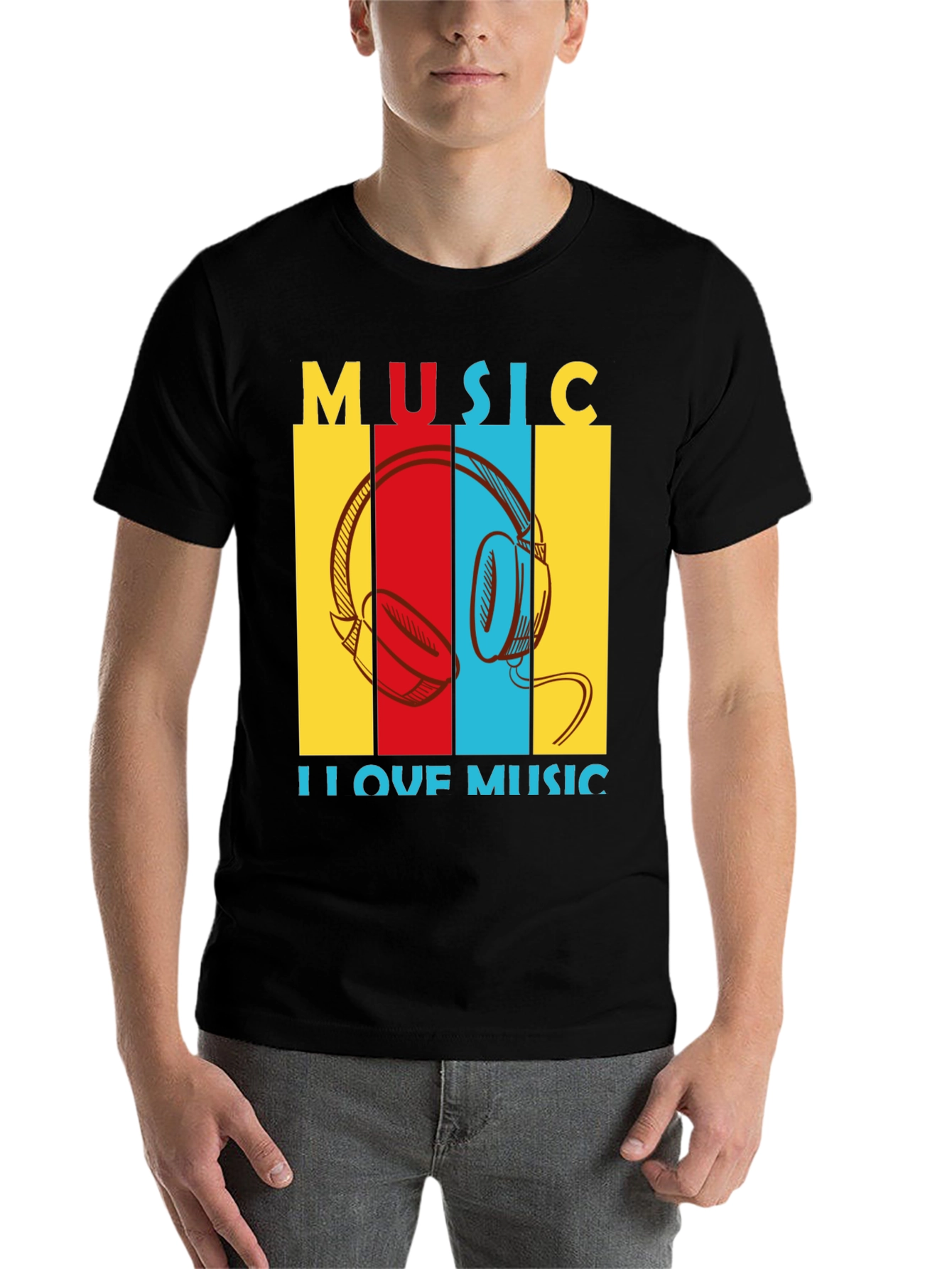 Black Music Lover Graphic Tee view 7