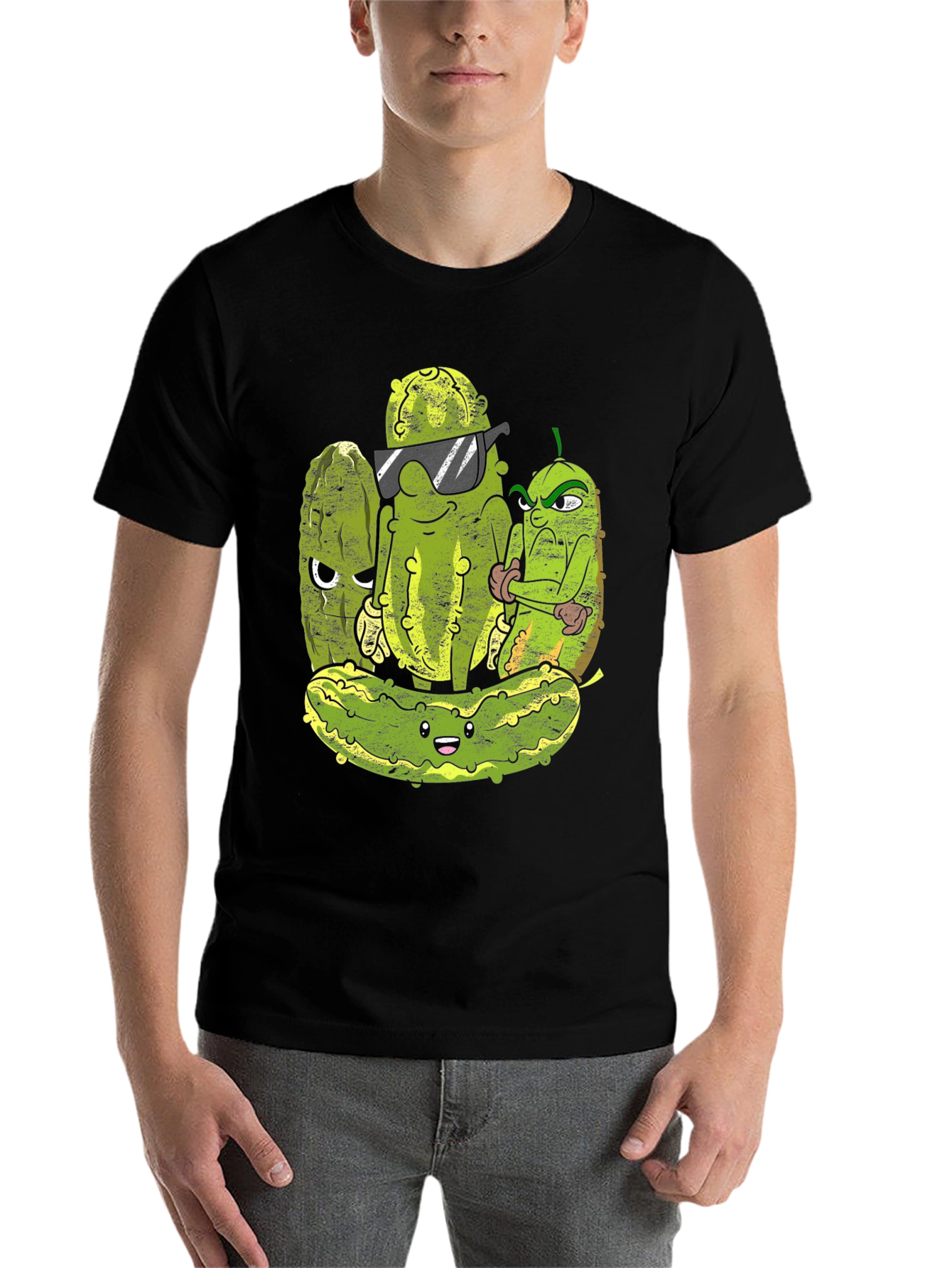Pickle Gang T-Shirt - Cool Cartoon Design - 7