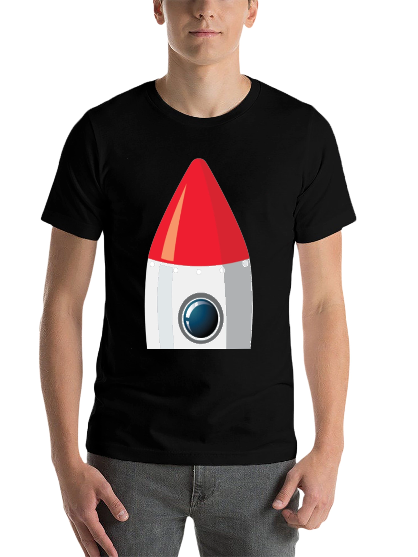 Rocket Graphic T-Shirt - Blast Off in Style! - 7